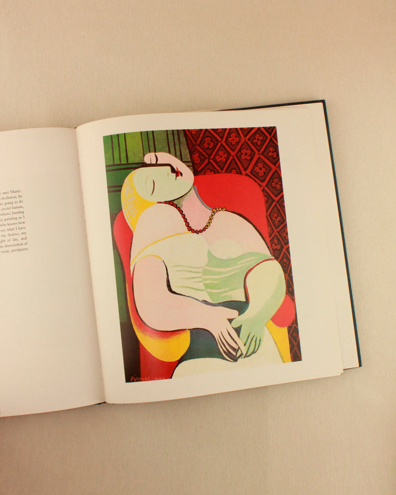 PICASSO 'THE MASTERWORKS' — close-up of colorful painting in book