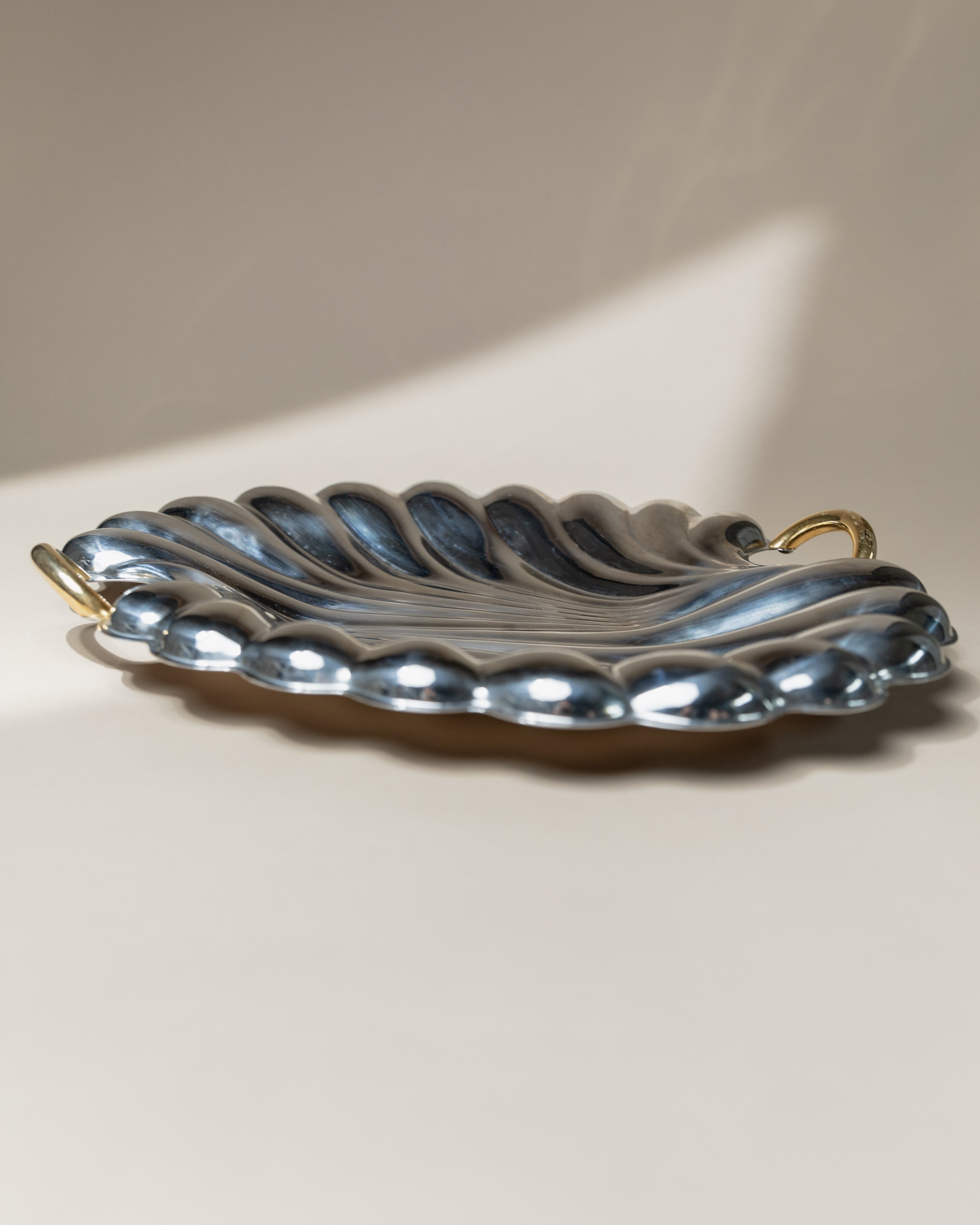 Stainless Steel Tray, Becchetti Design, 80s