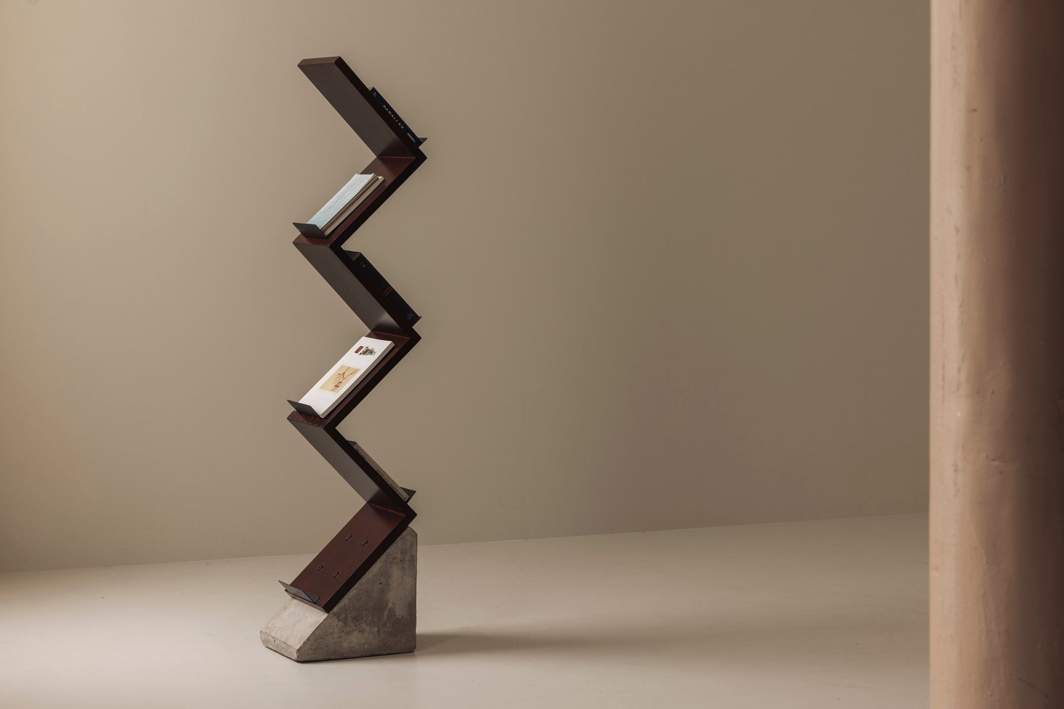 Magazine ‘Zink’ shelf by Jonas Bohlin for Källemo, Sweden 1984 by Modern Living | The Oblist