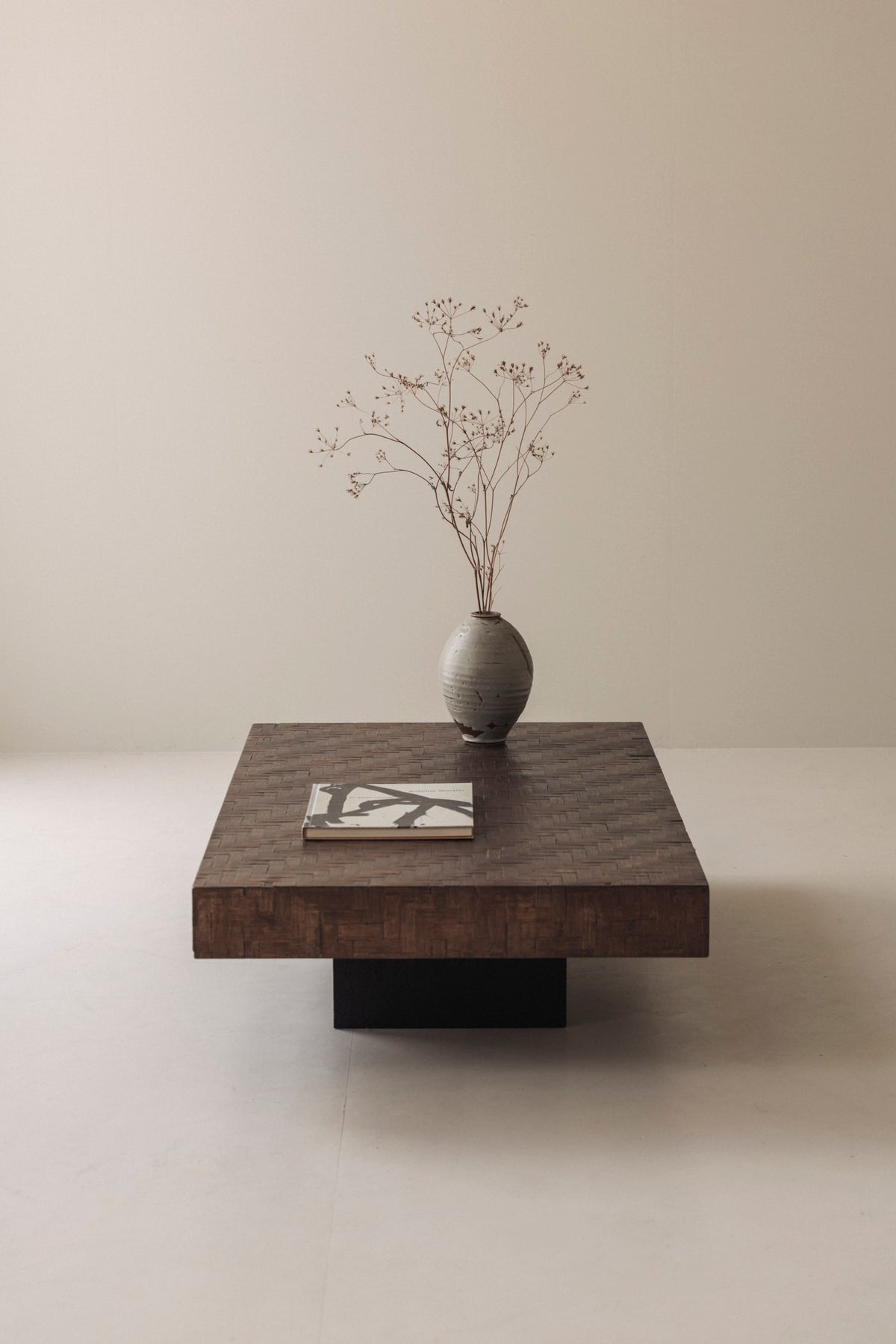 Rectangular Stained Bamboo Coffee Table, France 1960s — view 10