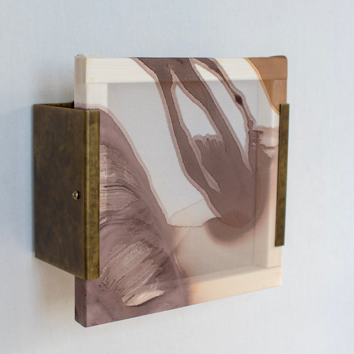 Hand-Painted Silk Instinct Sconce 09/12 — lifestyle setting
