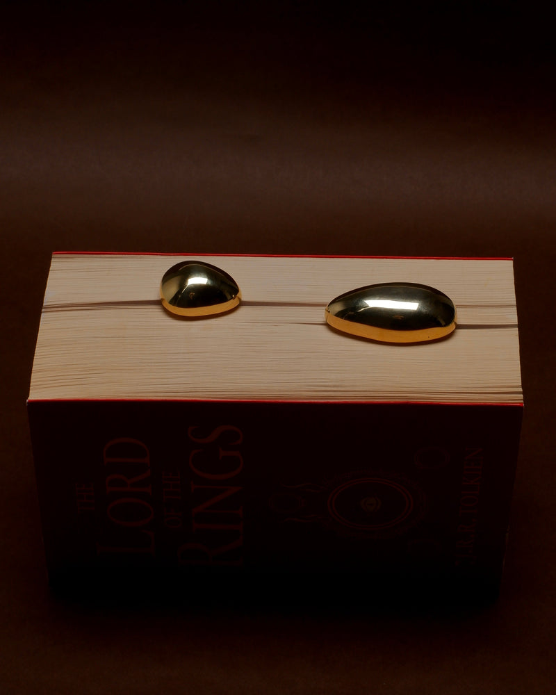 MOMI Bookmark No. 2 by Maha Alavi | The Oblist — gold metal finish