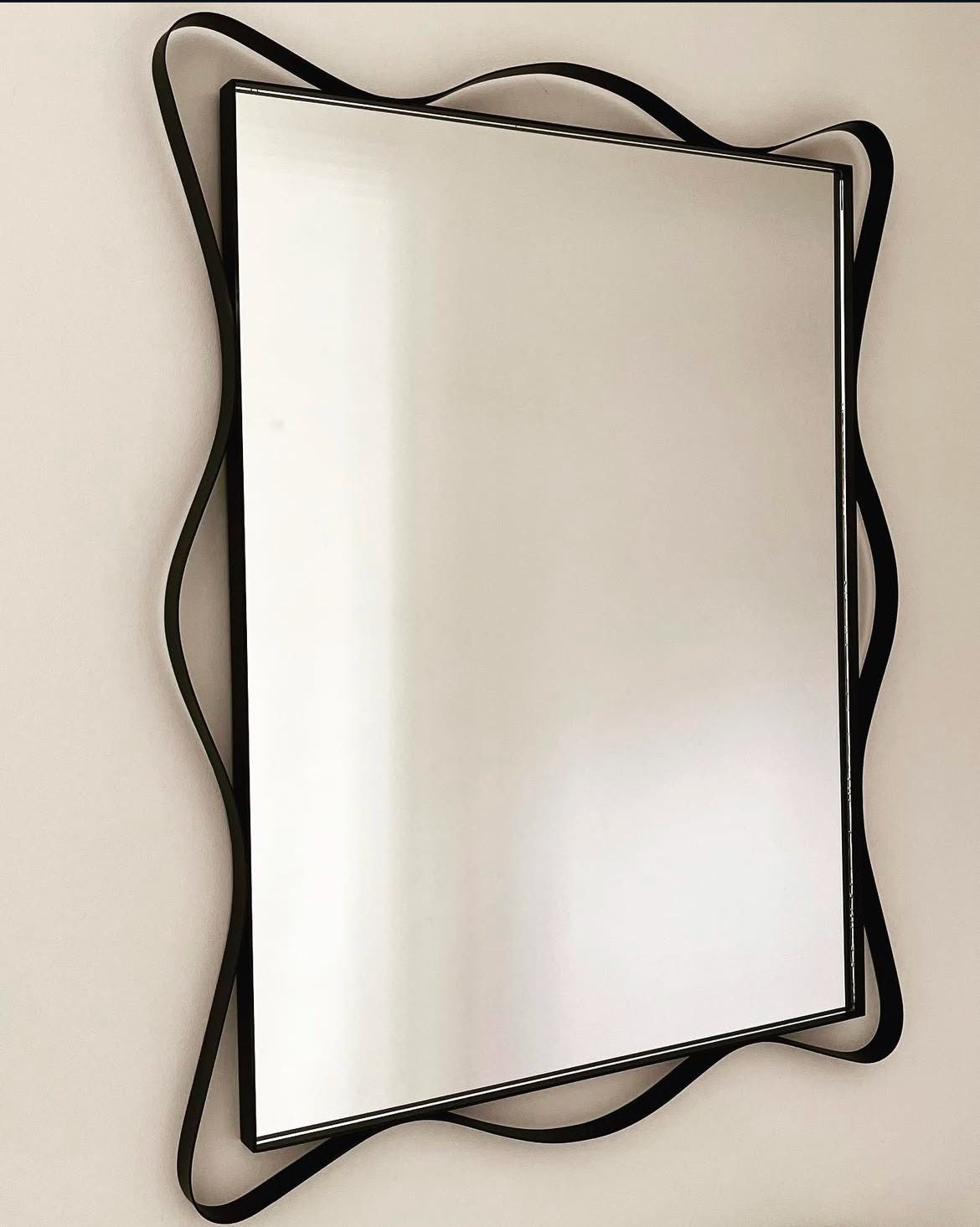 Maud Vaughan Ribbon Mirror — detail view