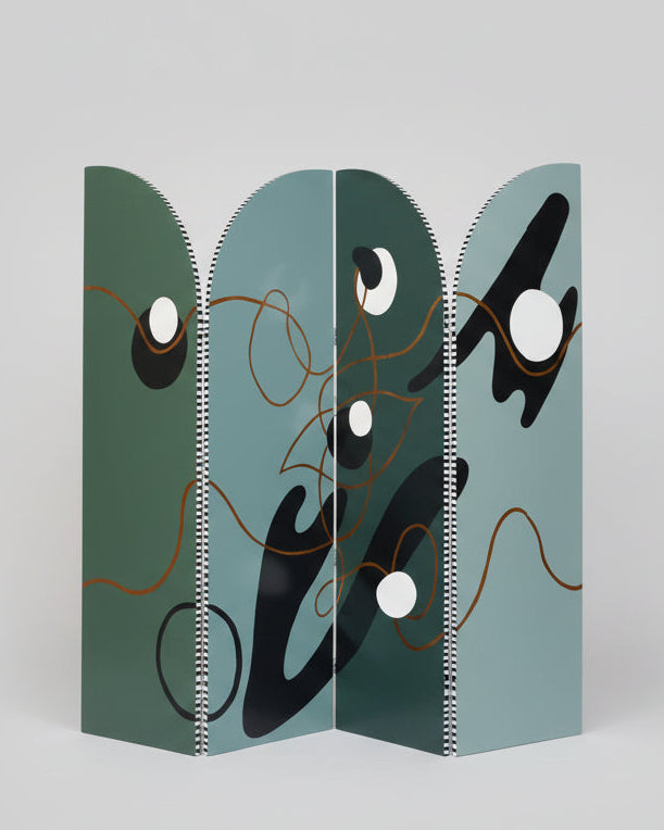 Stripe Side Screen by House of Quentin Jones | The Oblist — contemporary painted wood design