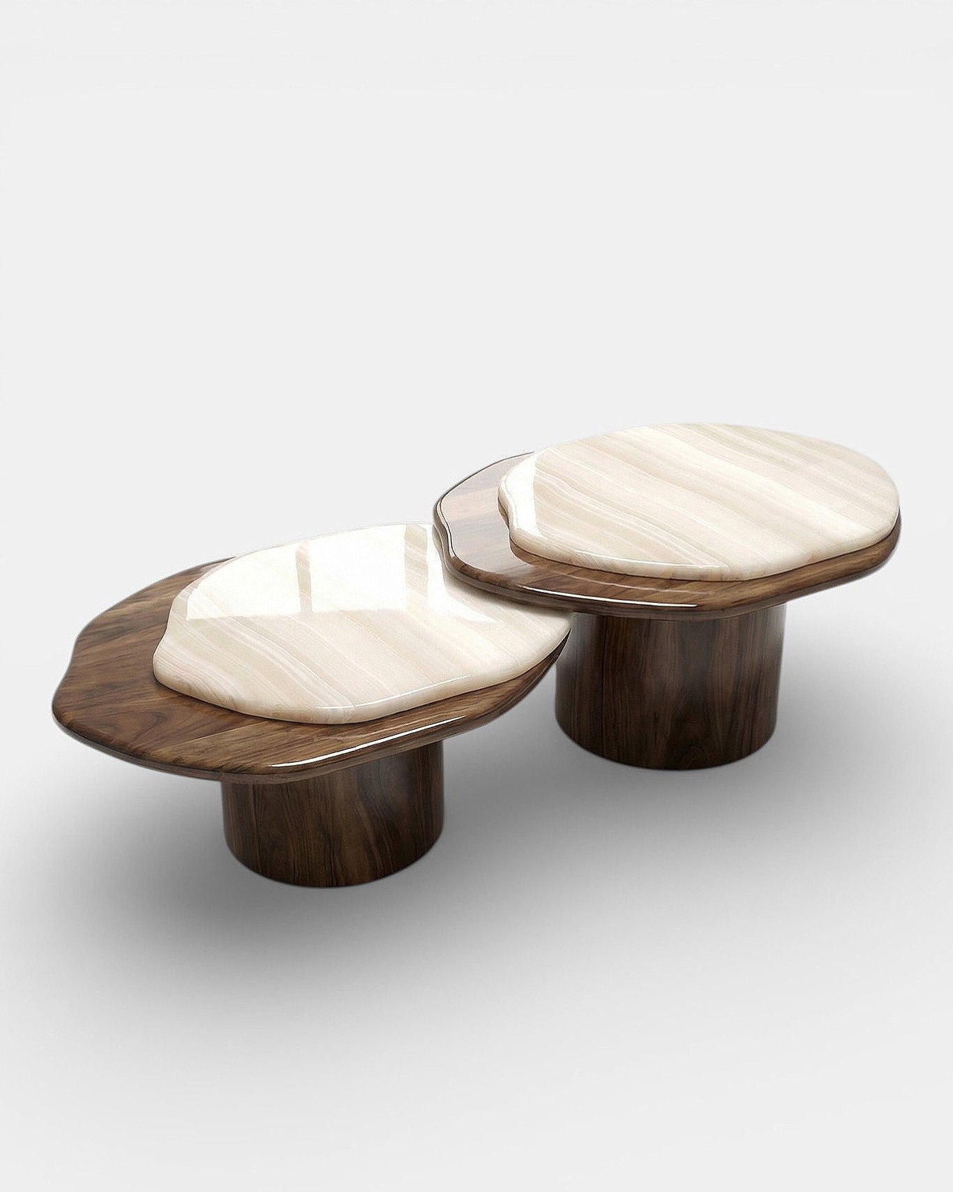 Nuga Duo Wood And Vanilla Onyx — detail view