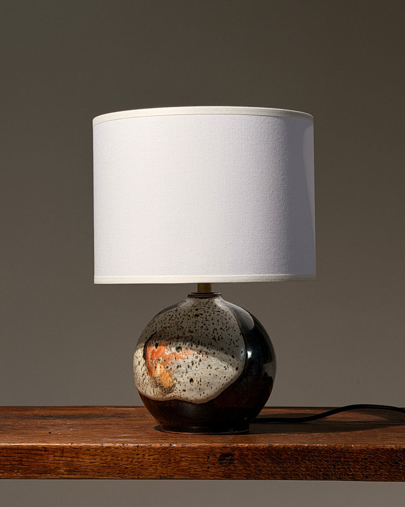Stoneware lamp, La Borne, France, circa 1970 by Figuresdesign | The Oblist