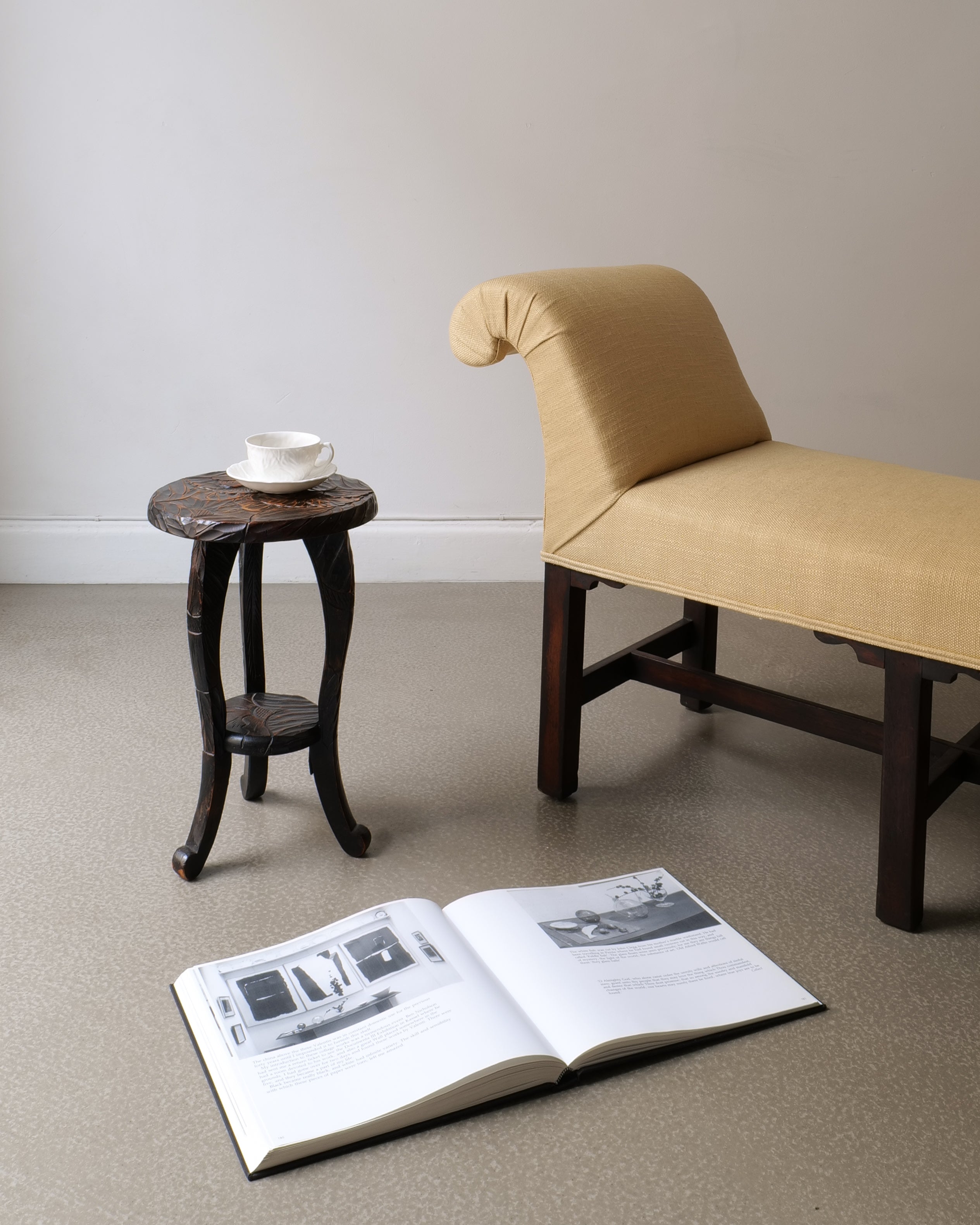 Japanese Side Table Liberty & Co 1900s — close-up