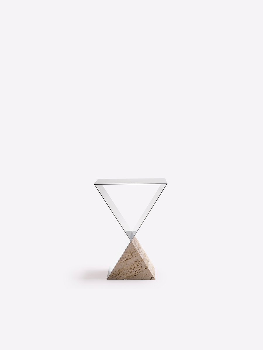 "Rock Steady" coffee table — lifestyle setting