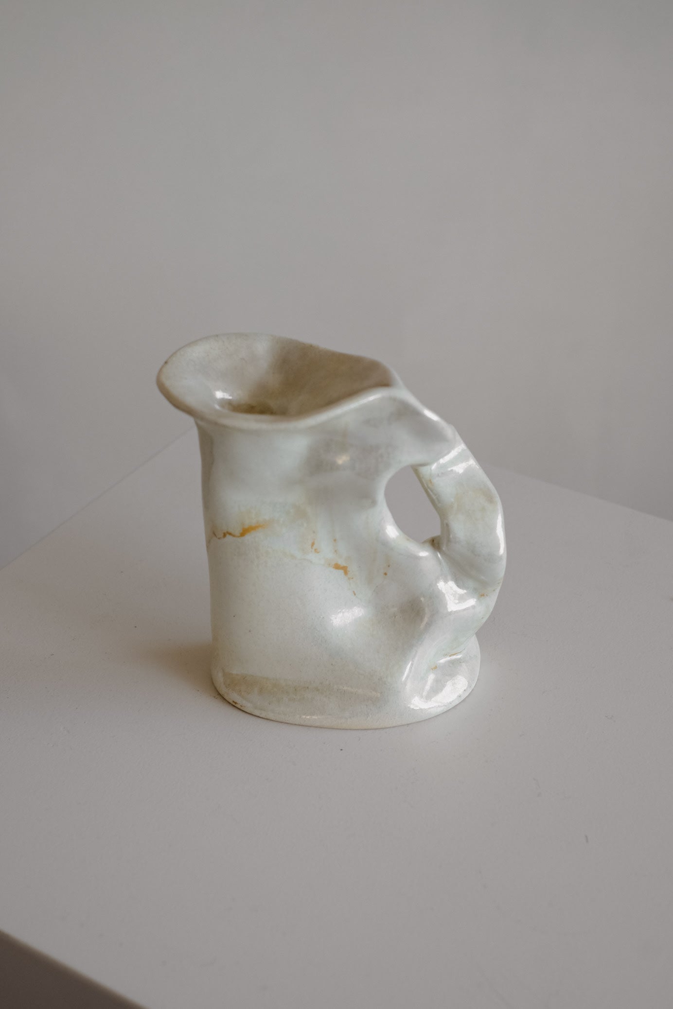 Sculptural Organic Ceramic Candle Holder — view 9