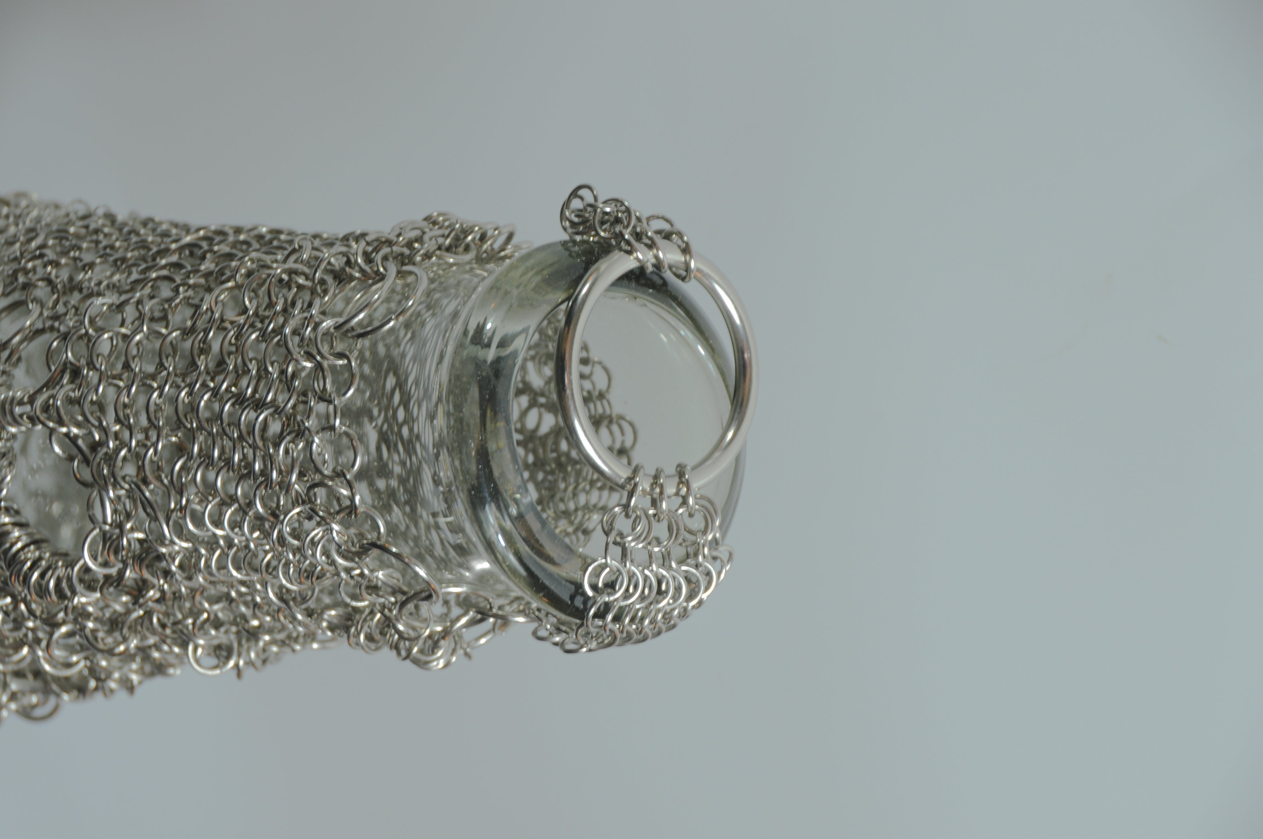 Floating Chainmail Vase  — lifestyle setting