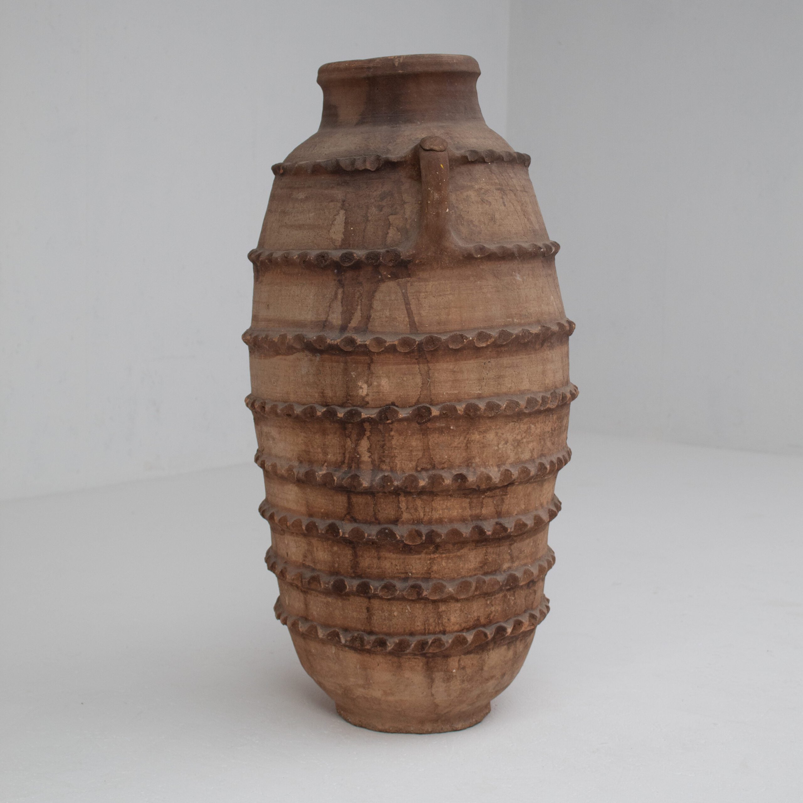 Large Rustic Terracotta Vase — in context