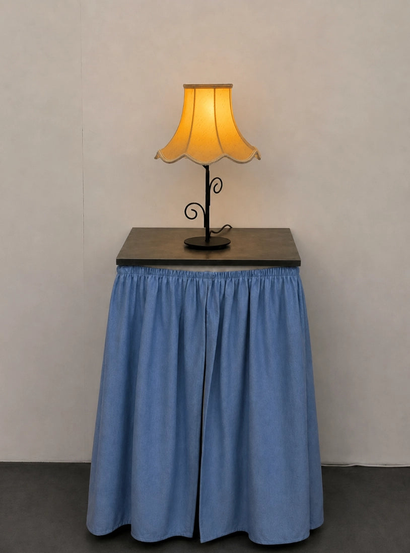 1970s French Vintage Spiral Wrought Iron Table Lamp — close-up