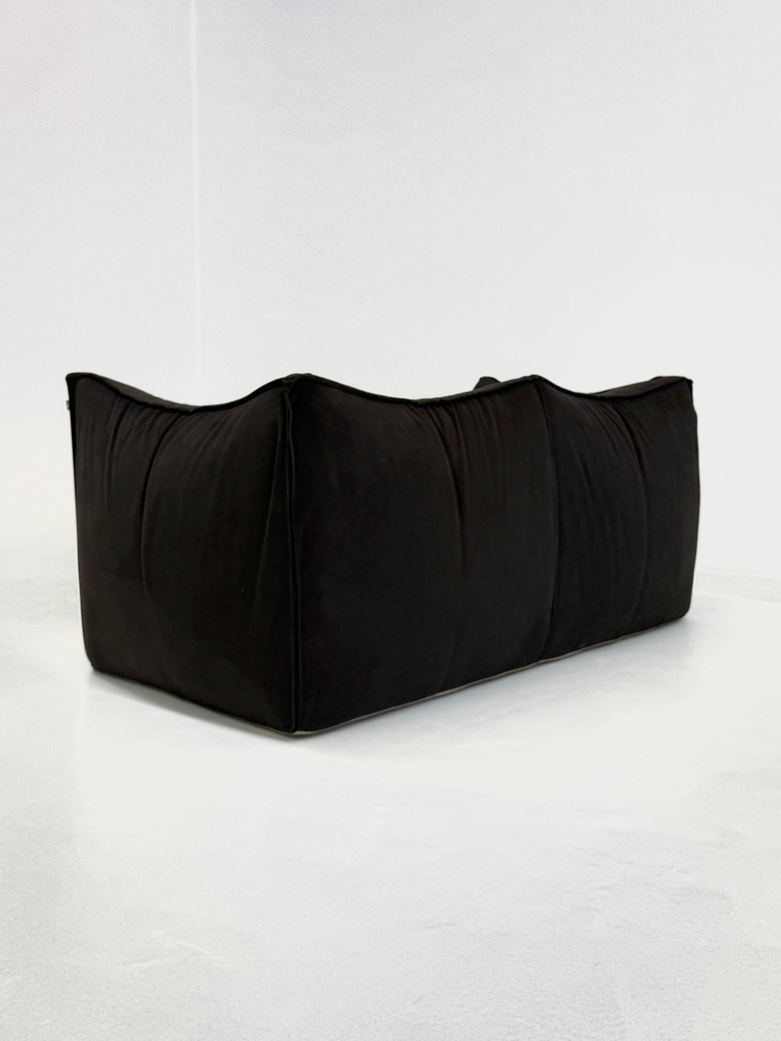 Vintage Bambole sofa in dark brown by Mario Bellini for B&B Italia — additional view