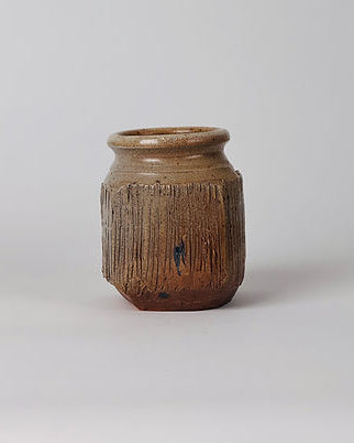 Stoneware Vase by Gustave Tiffoche by Figuresdesign | The Oblist — brown textured finish