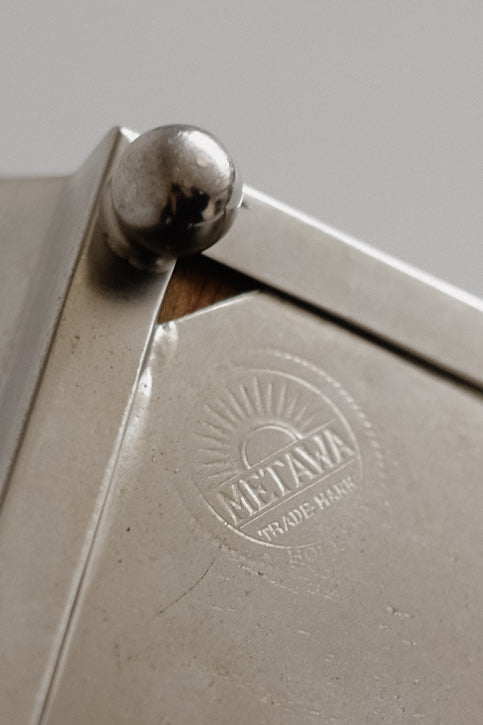 Art Deco Stainless Steel Box, 1930s  — alternate view