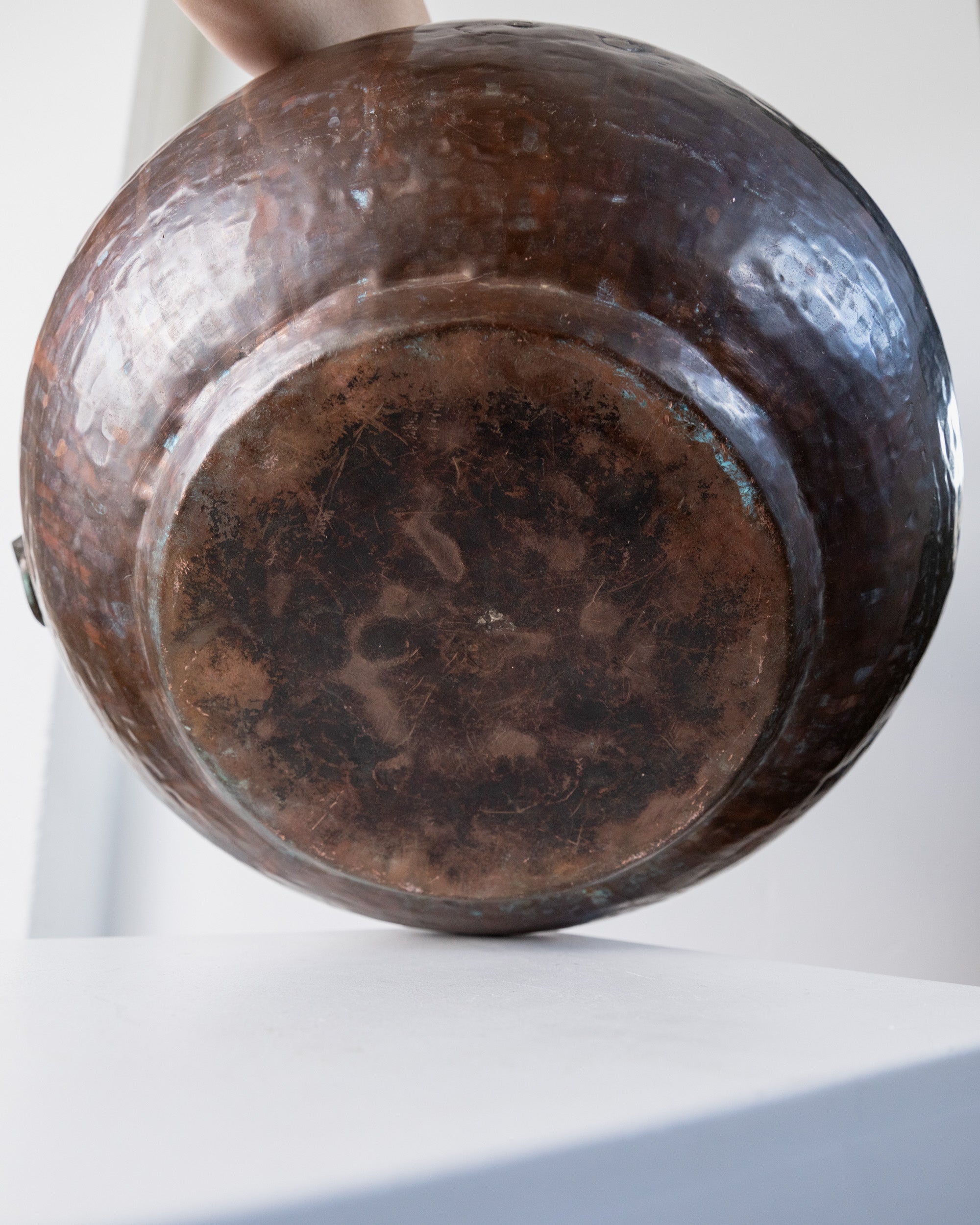 Antique Copper and Bronze Jug, Italy 1700s