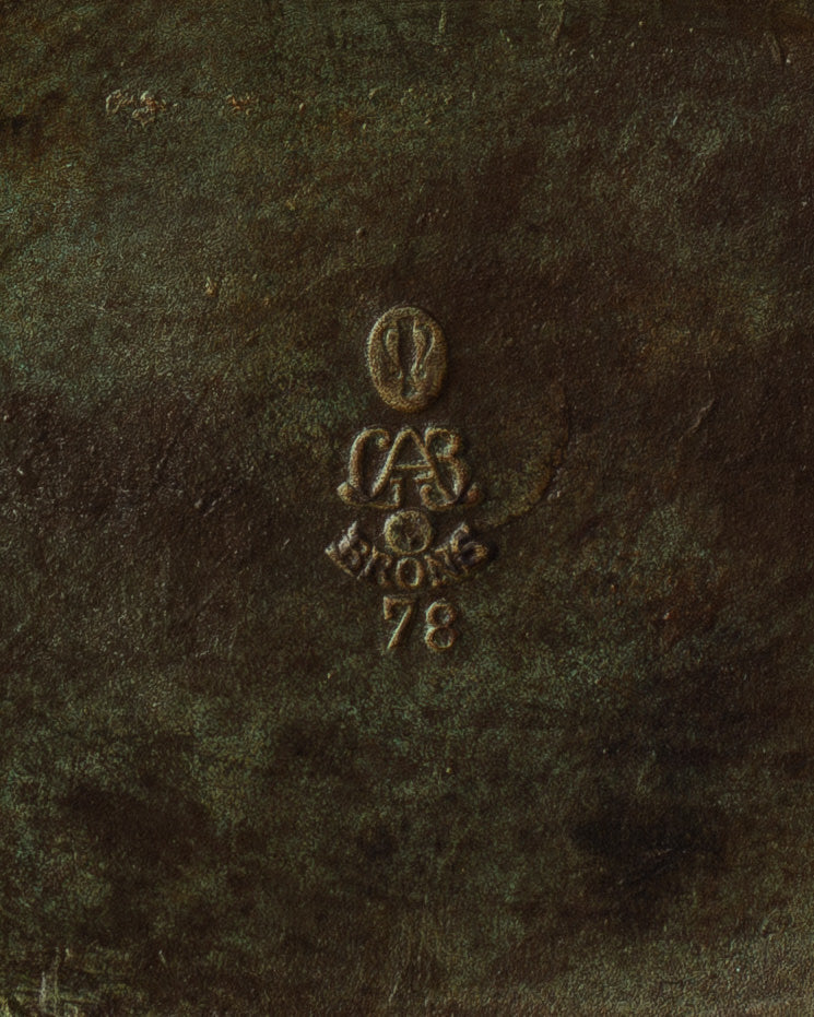 Art Deco Bronze Trinket Box by GAB, Sweden, 1930s — in context