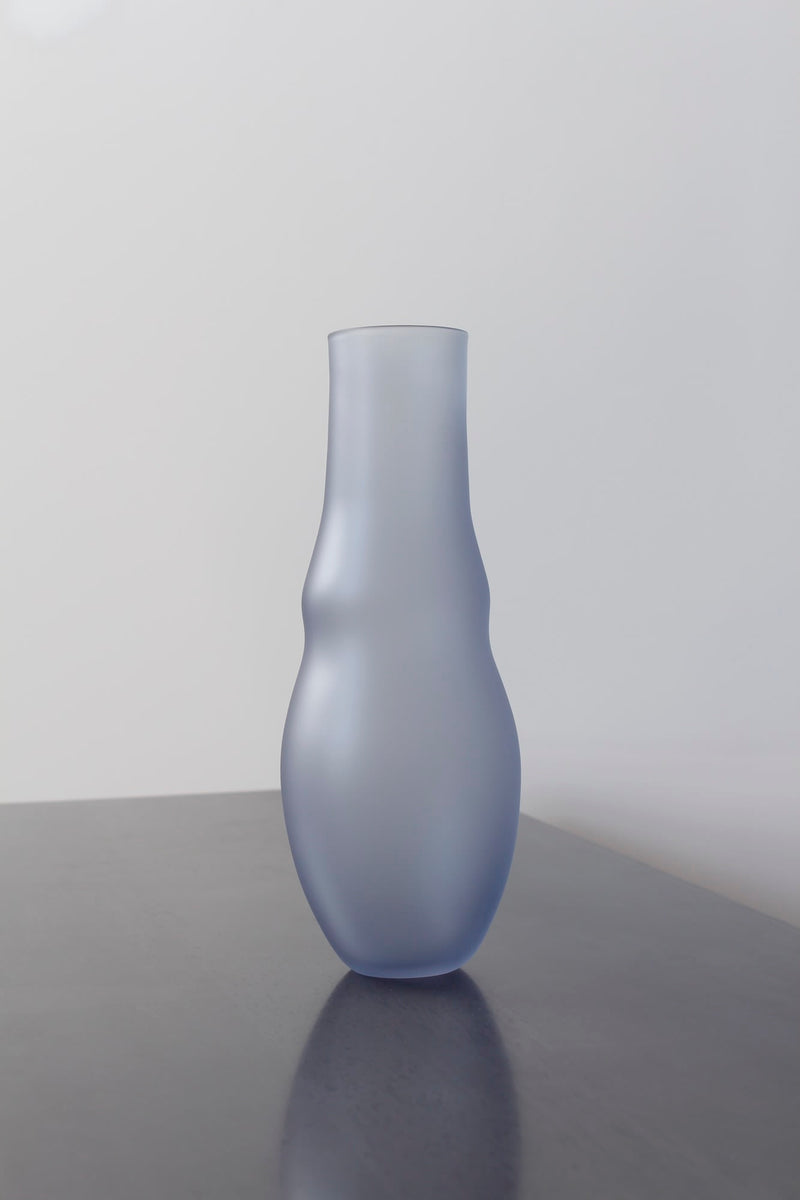 Large Vase in Indigo by Verre d'Onge | The Oblist