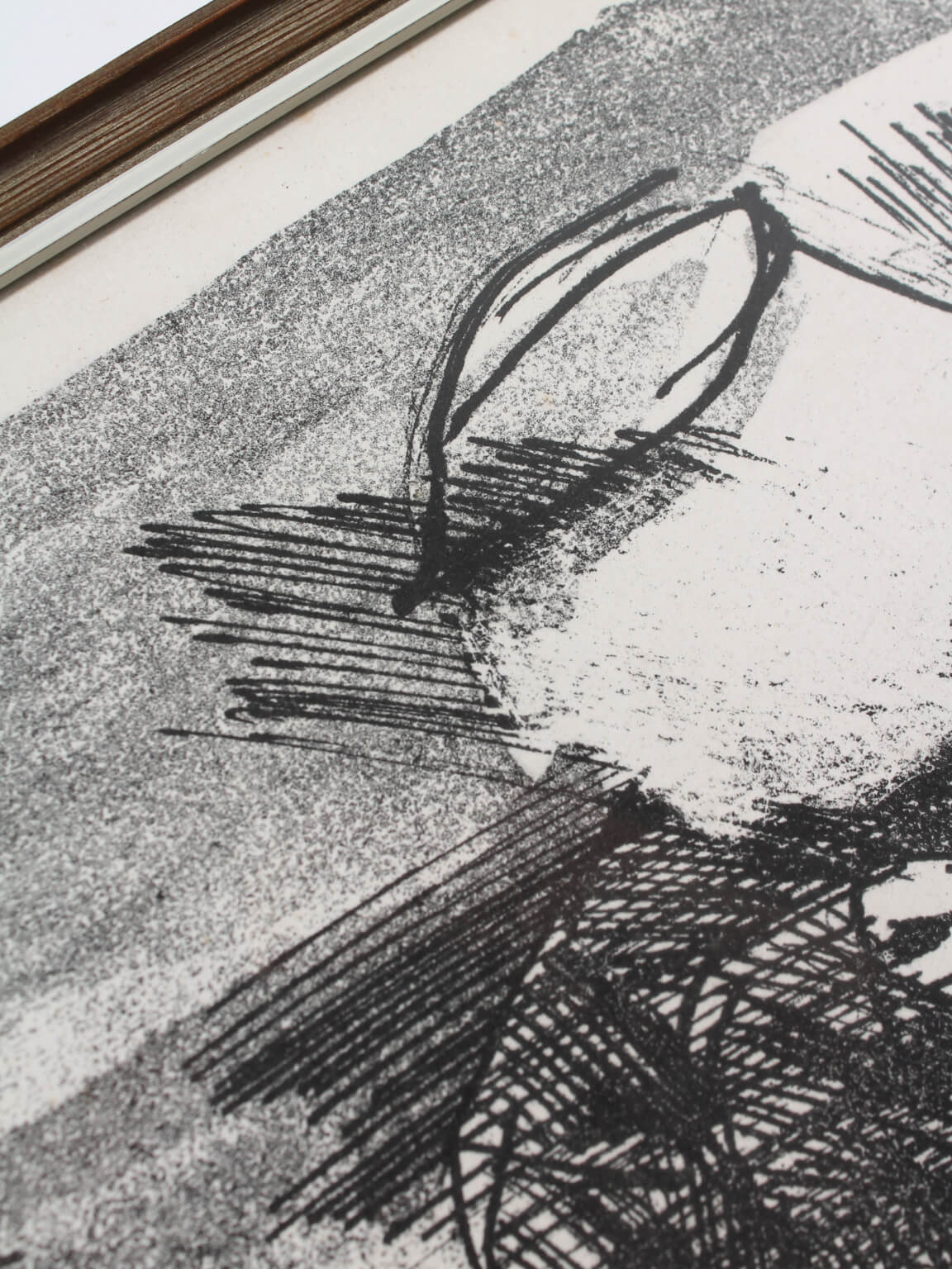 Swedish Rustic Etching On The Paper, 1956