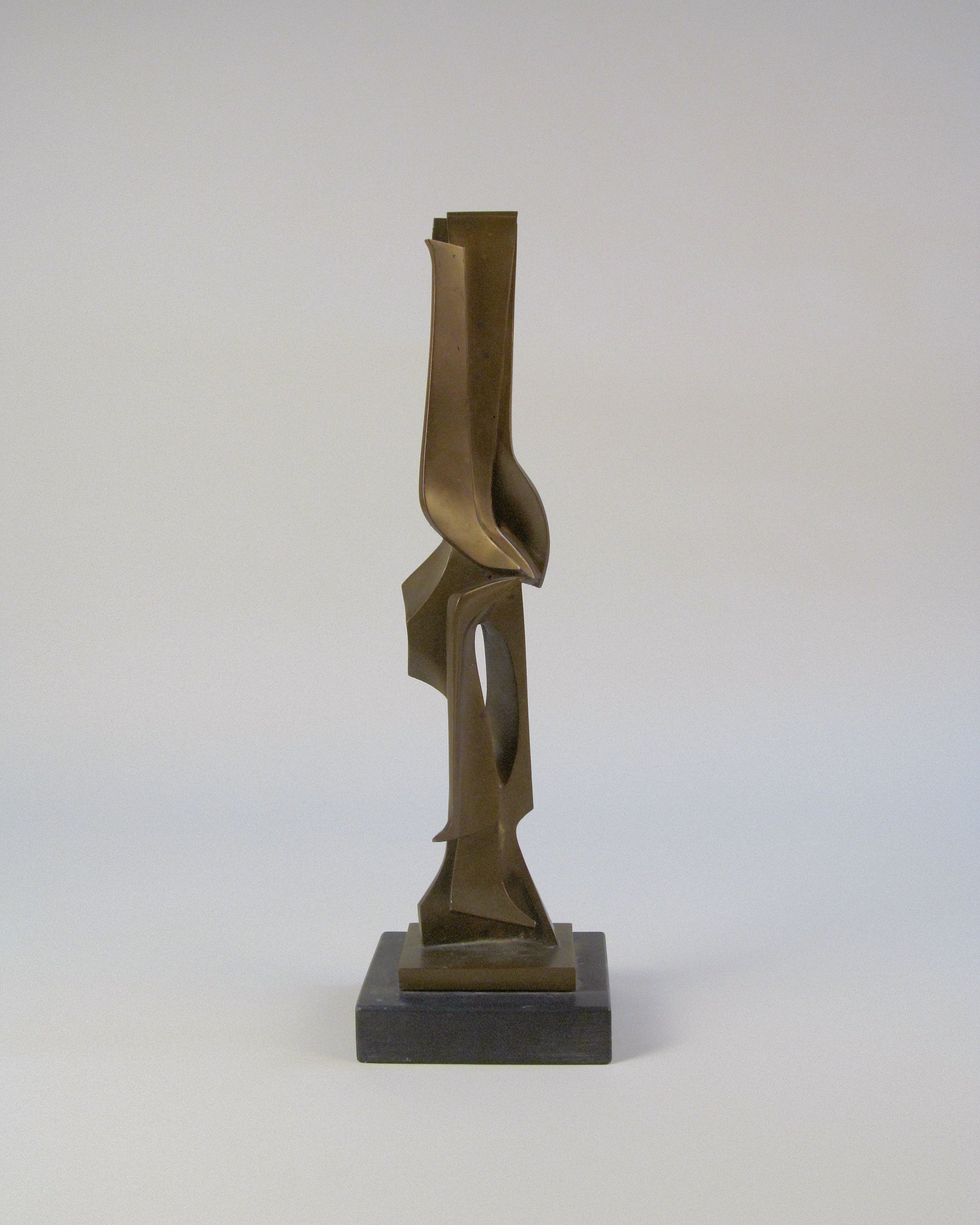 Abstract Bronze Sculpture by Myakin | The Oblist — handcrafted bronze finish