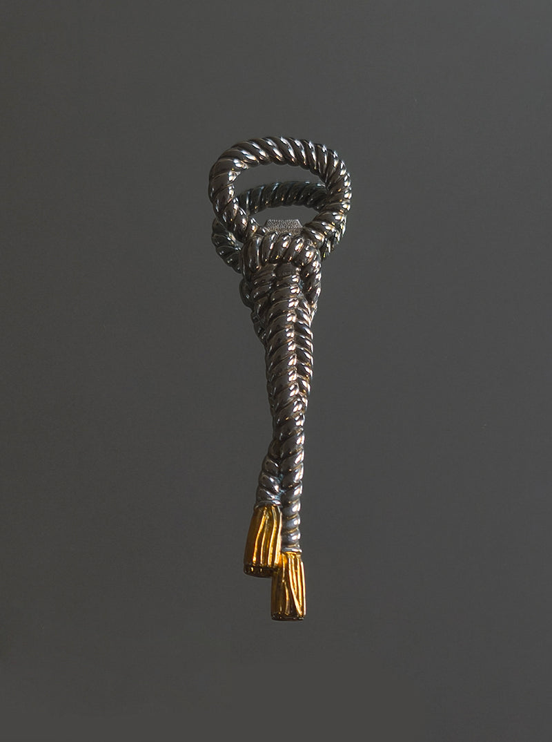 Rope Bottle Opener by Les Objoies | The Oblist — handcrafted metal design