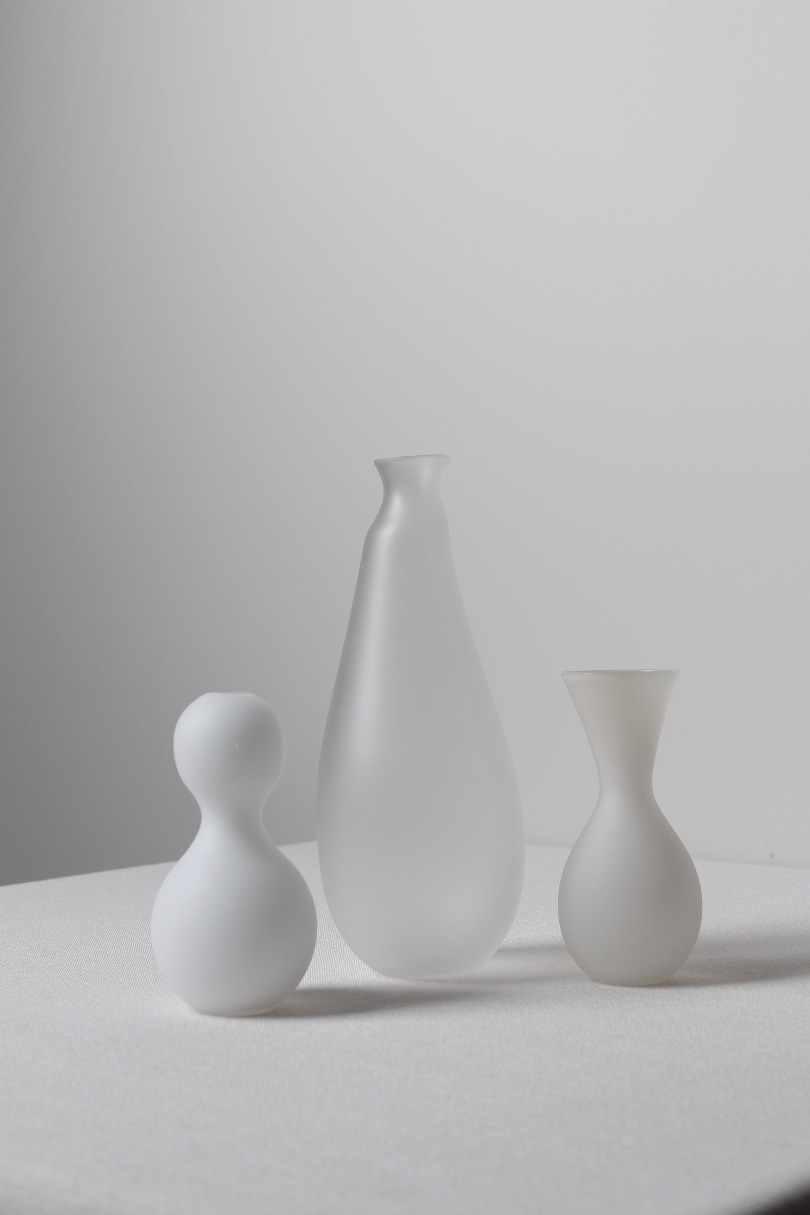 Small Vase in Bone — side angle