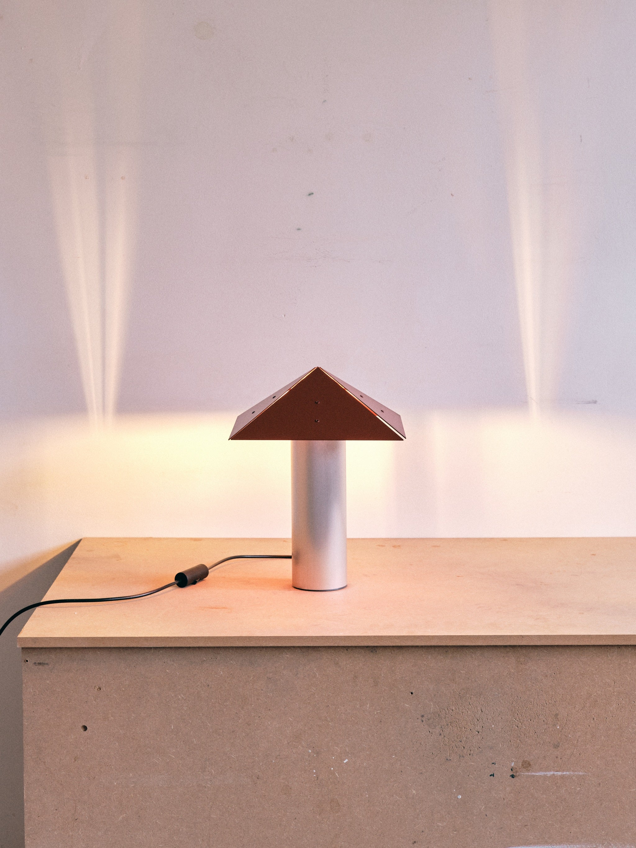 Chimney Table Lamp - Art Deco Style — lifestyle setting