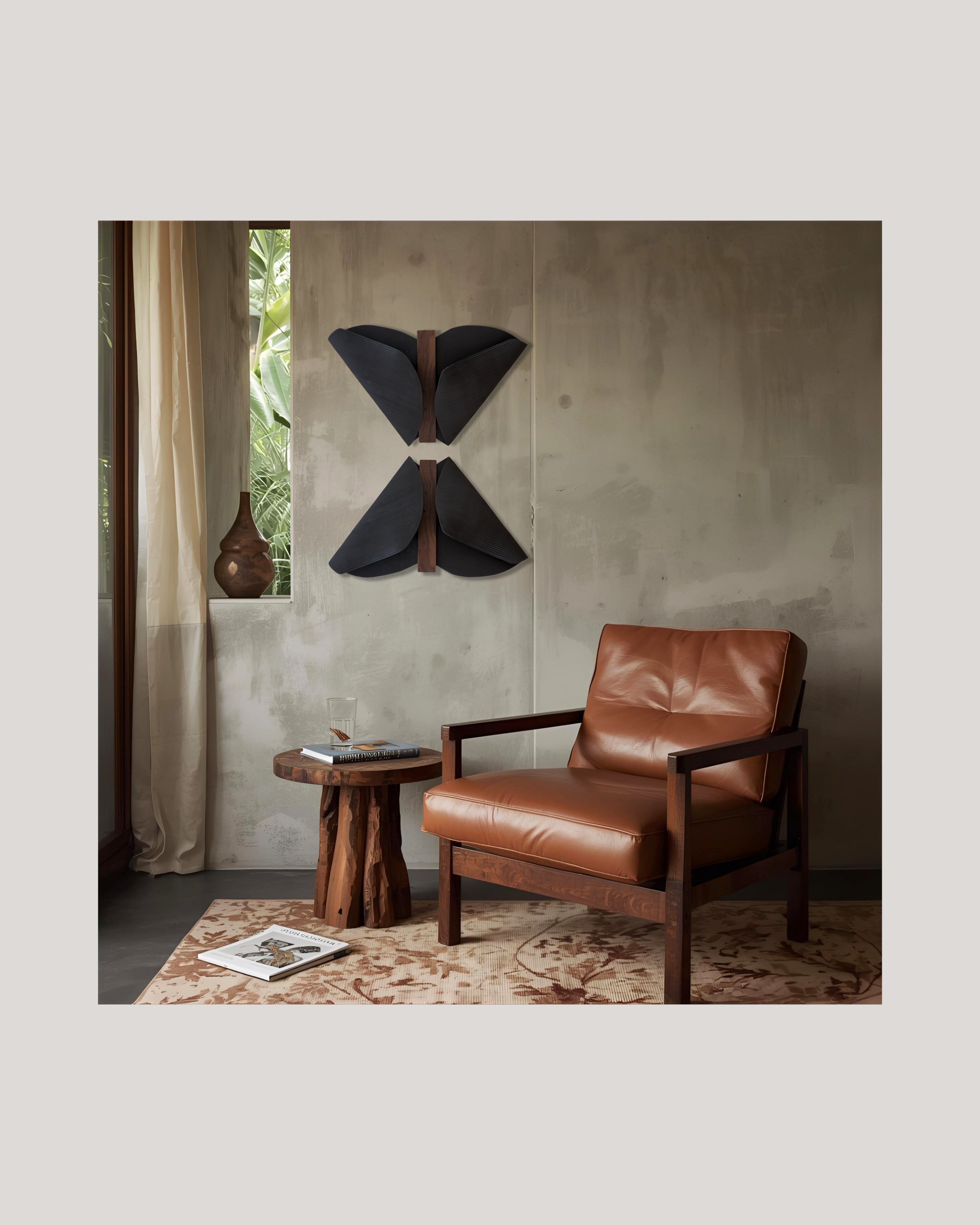 ABUNDANCE Wall Sculptures in Ceramic and Wood