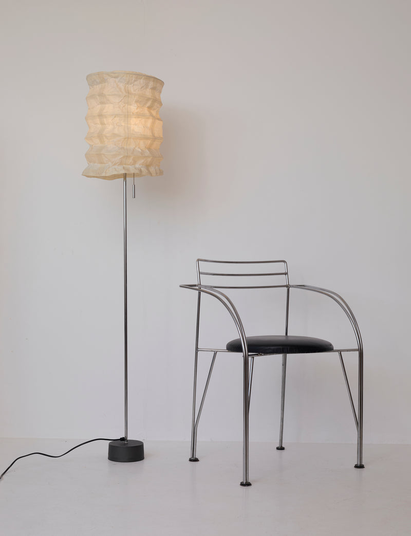 Vintage Ikea paper floor lamp C. 1990 by DIG IN JAPAN | The Oblist