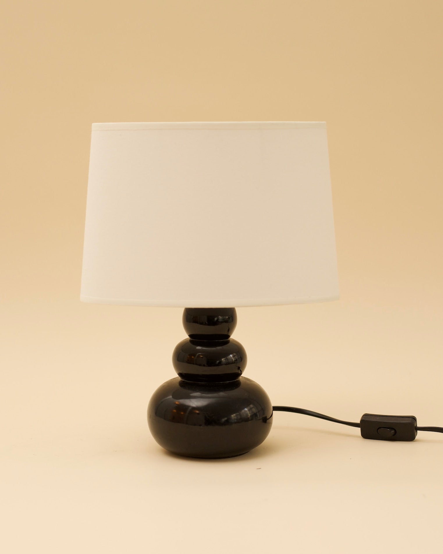 OTTO Table Lamp by SÒLER | The Oblist — black ceramic, modern design
