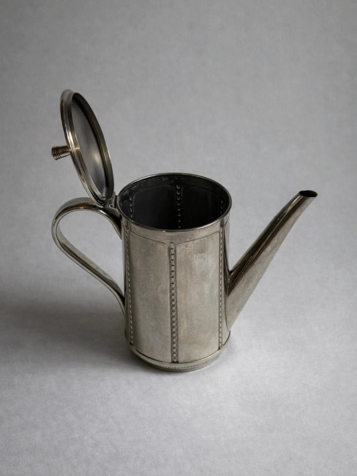 1930s Art Deco WMF Silver-Plated Coffee & Tea Service Set (4-piece) — close-up