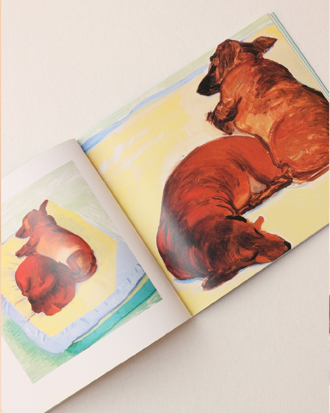 David Hockney's Dog Days — side angle