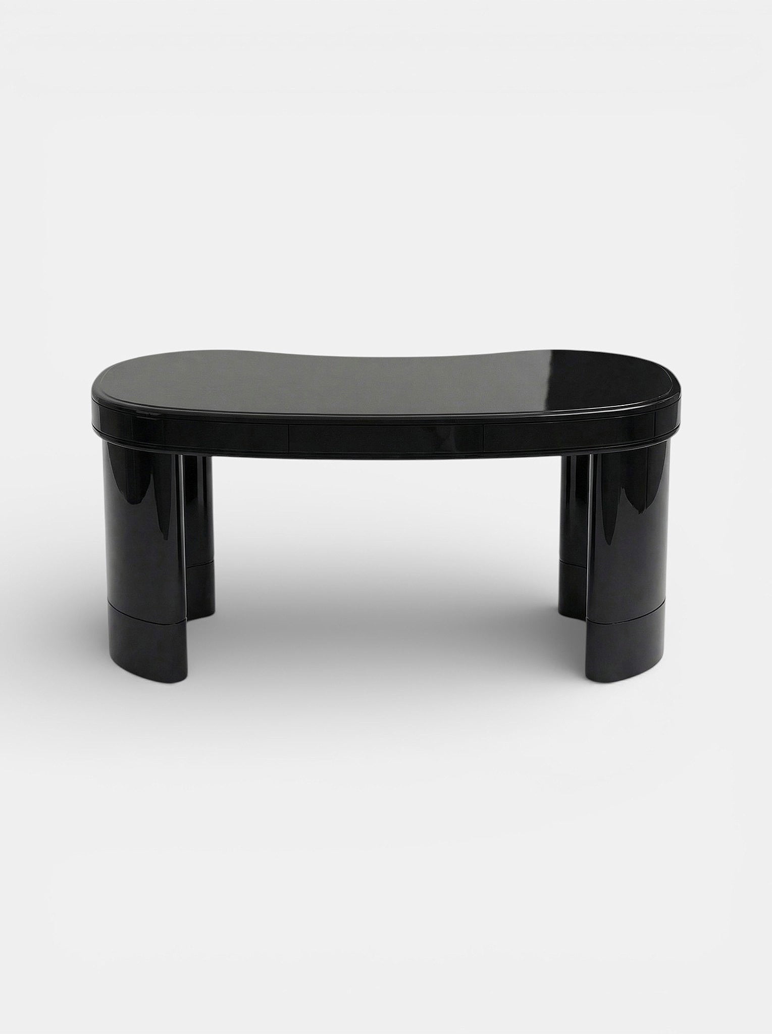 Nicola Black Lacquered Desk by Marbera | The Oblist