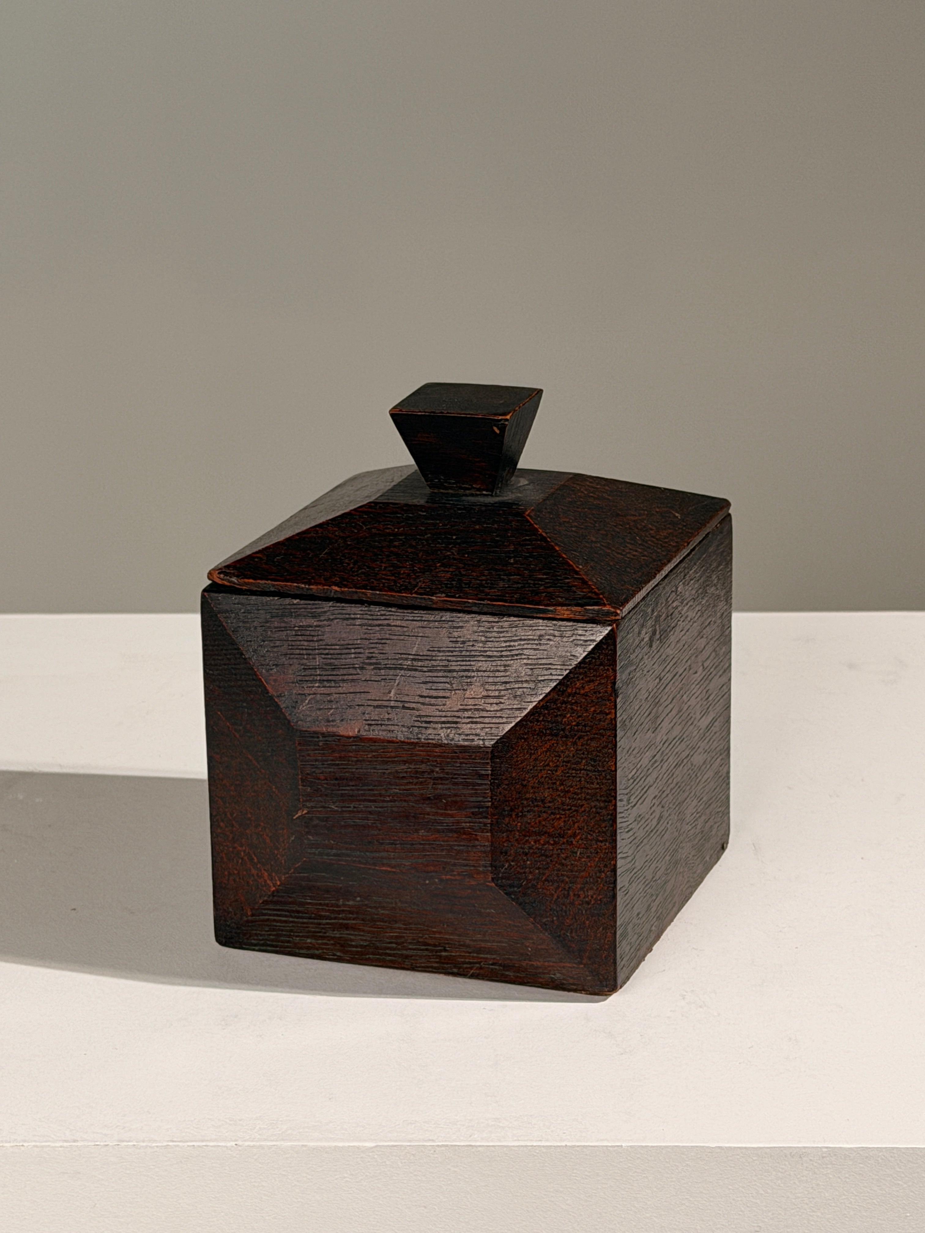 Art Deco lidded box in exotic wood, France, circa 1930 — in context