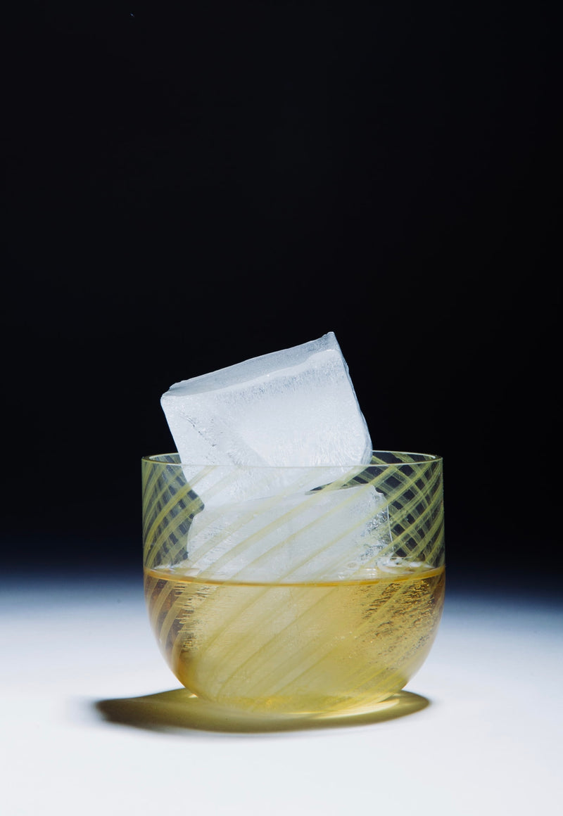 Hypnosis Waterglasses in Chartreuse Color by By Way Of | The Oblist
