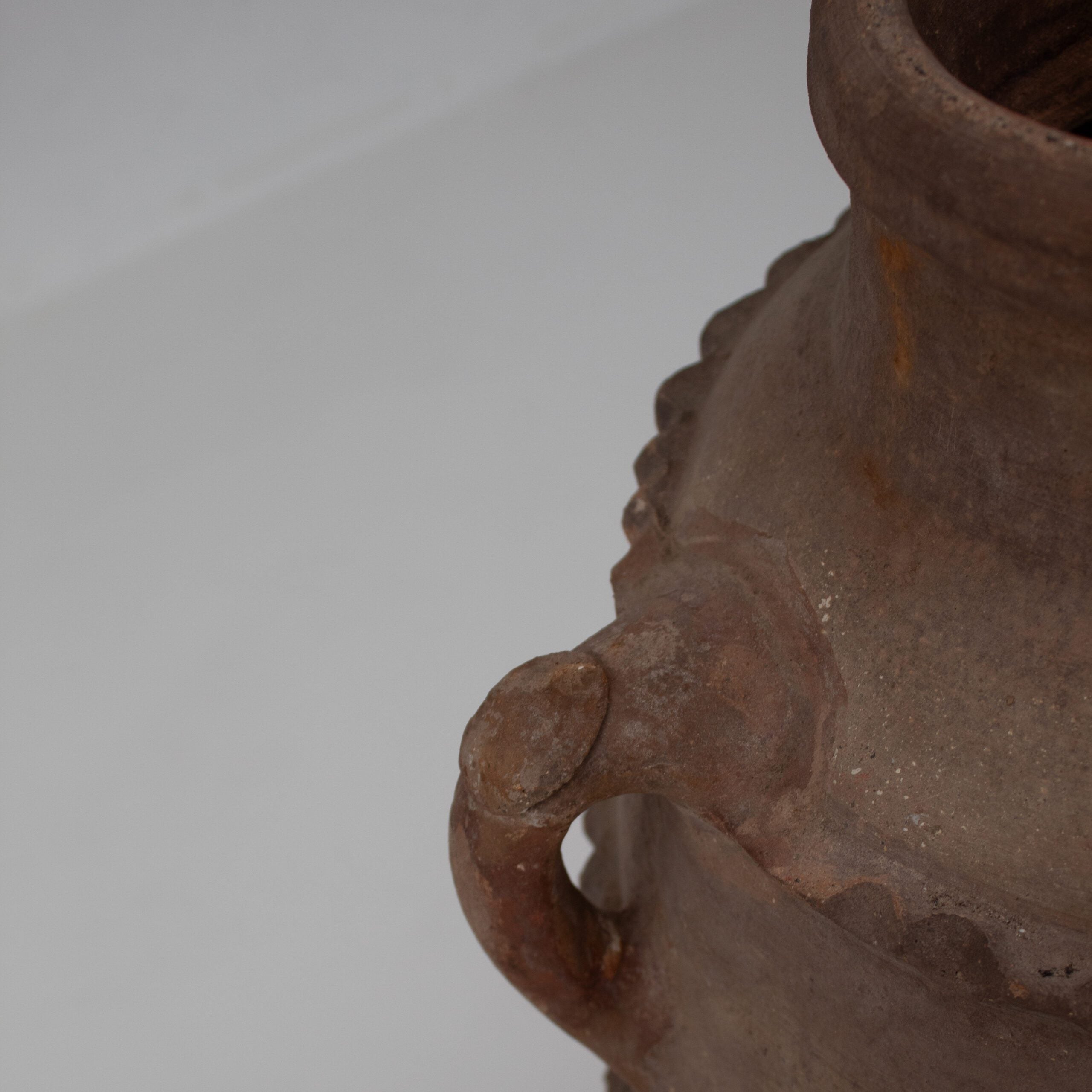 Large Rustic Terracotta Vase — additional view