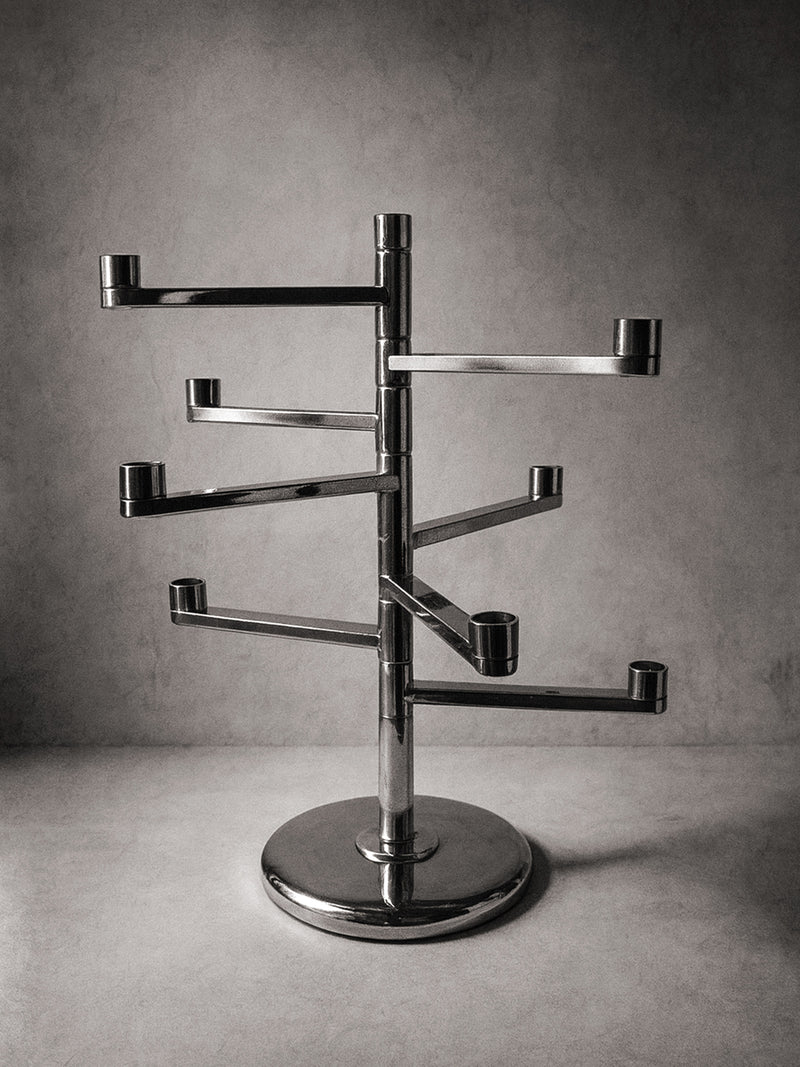 Silver-plated Candelabra by Lambert 80s | The Oblist — vintage metal design