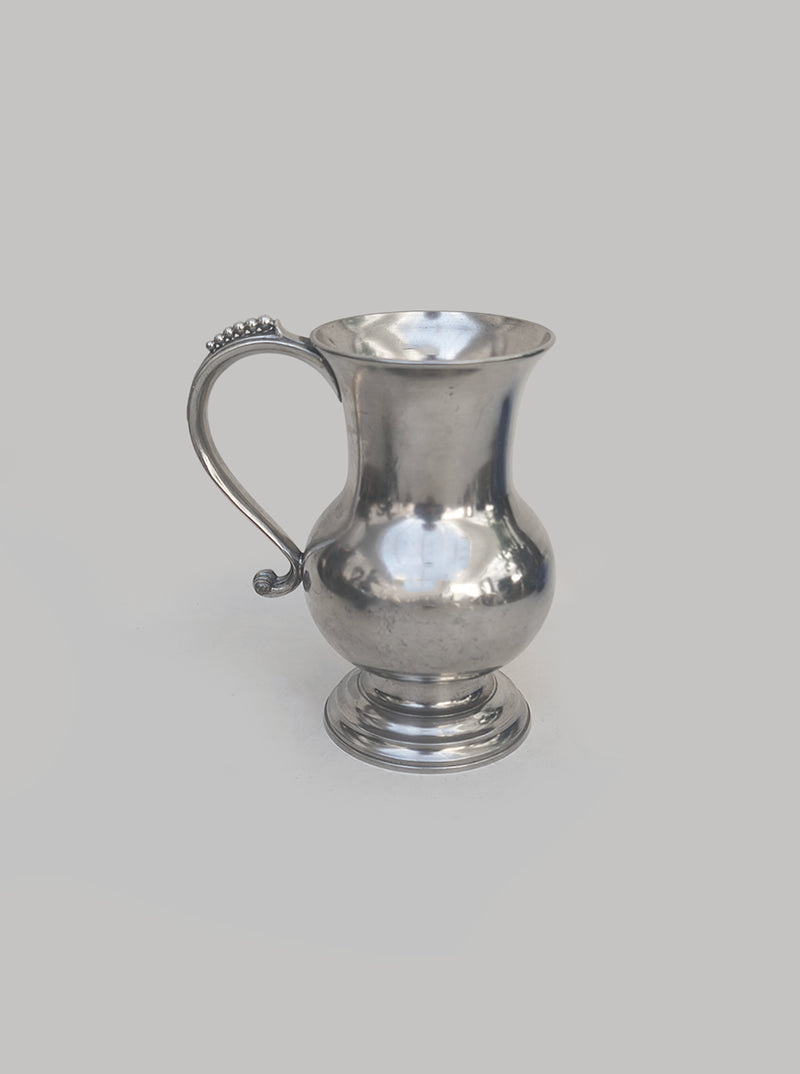 Small Pewter Pitcher by Les Objoies | The Oblist — handcrafted silver finish
