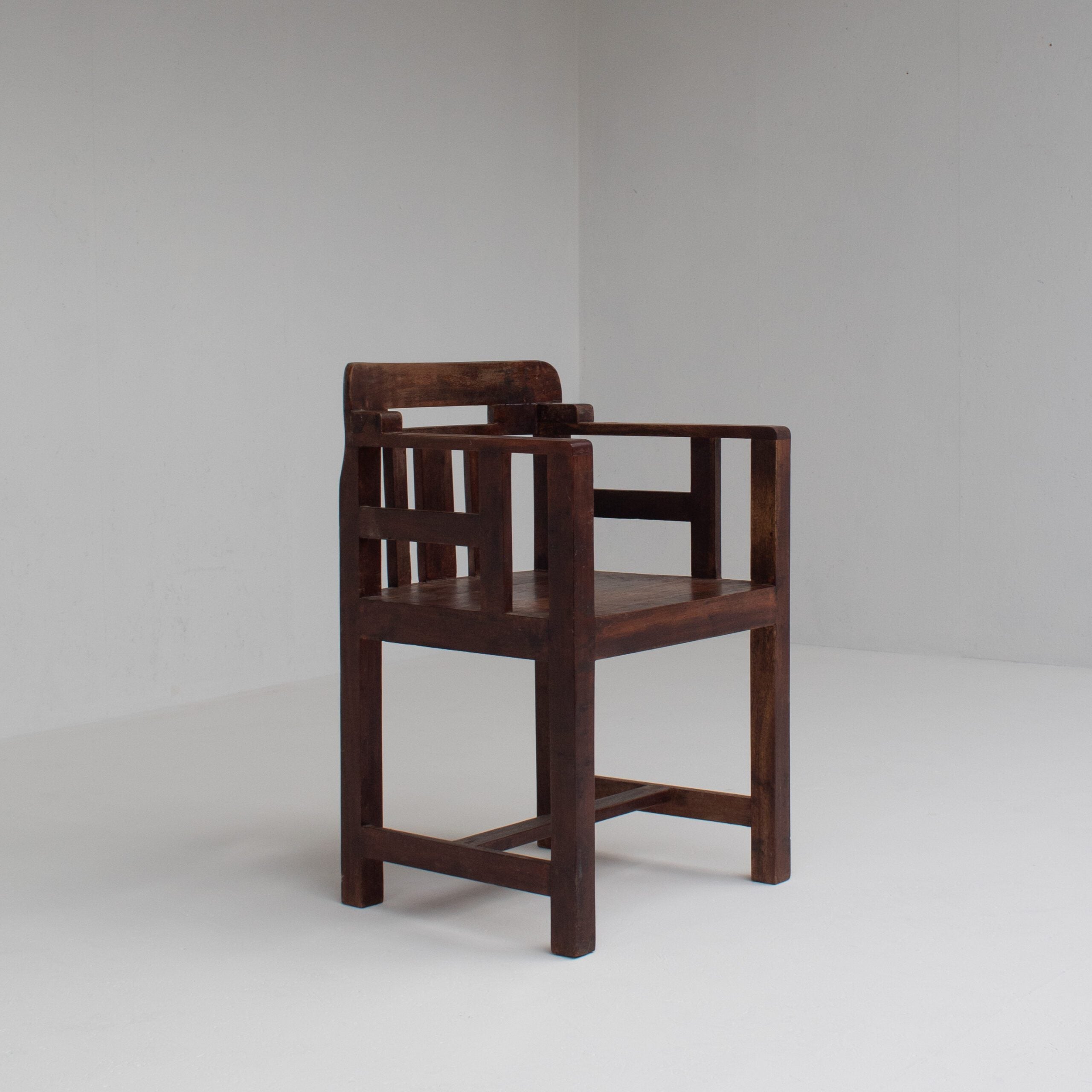 Pair of Art Deco Armchairs with Sculptural Frame — additional view