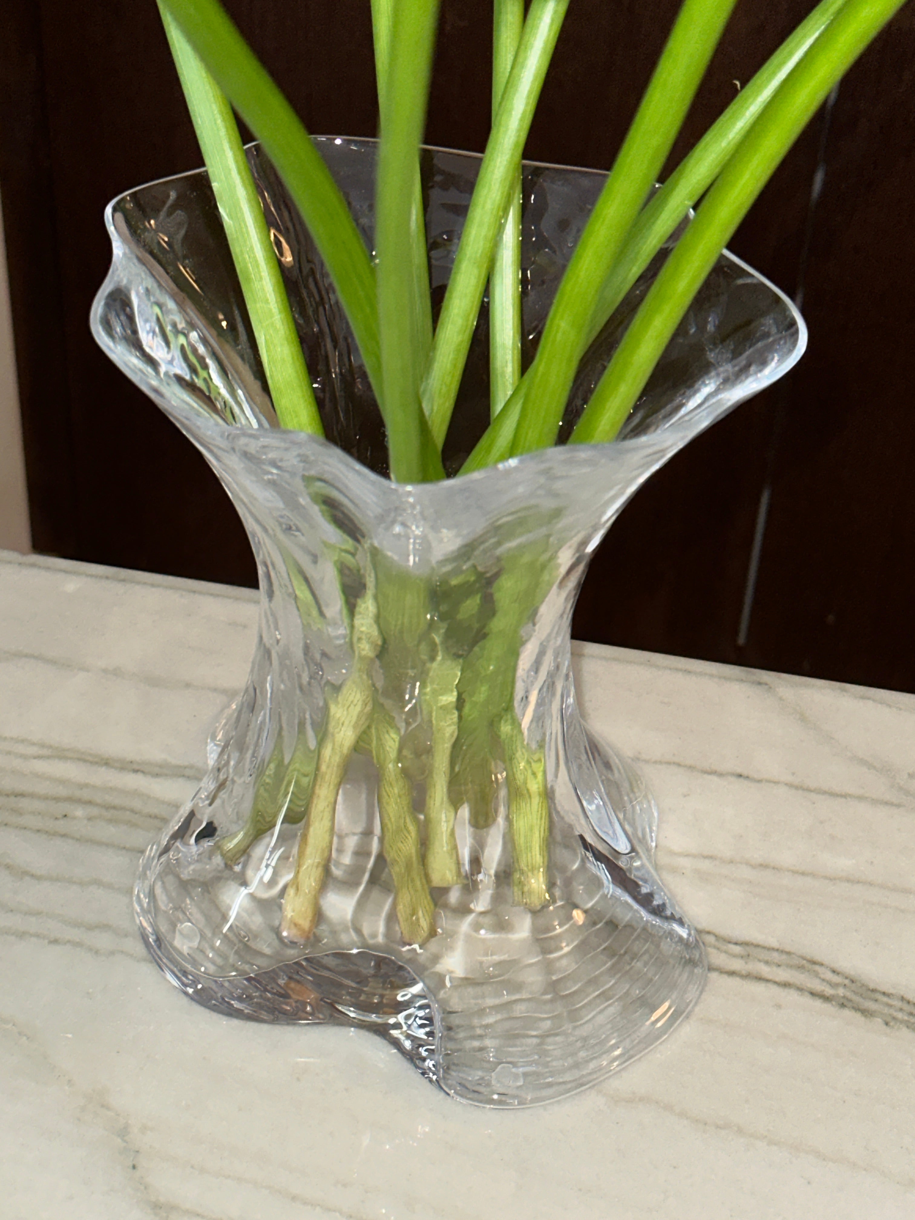 Tulpe Tulip Vase in Clear Glass