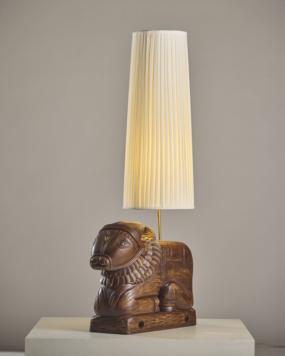 Nandi Lamp- Wooden Lamp by Object Theory | The Oblist