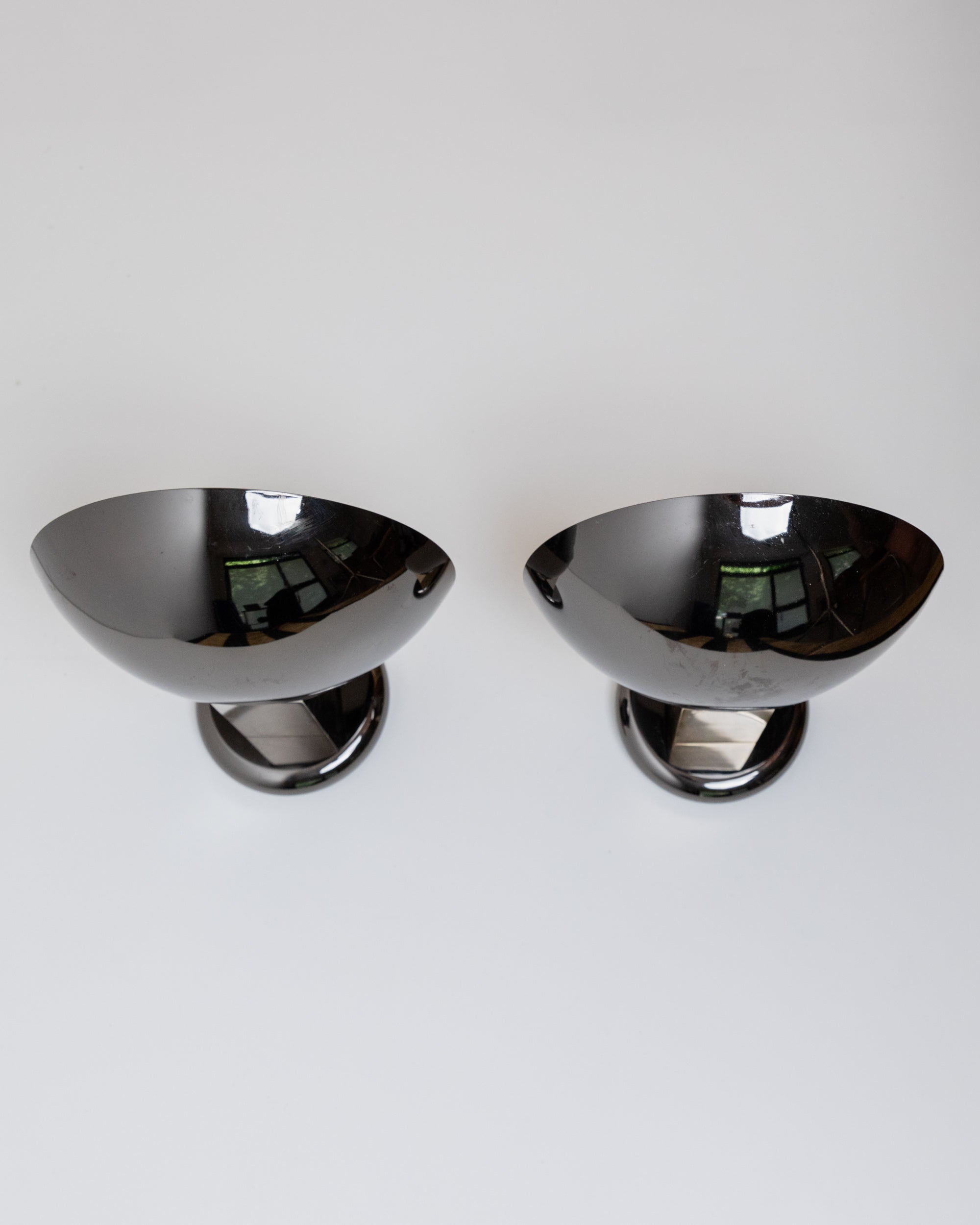 Set of 2 Vintage Metal Wall Lamps