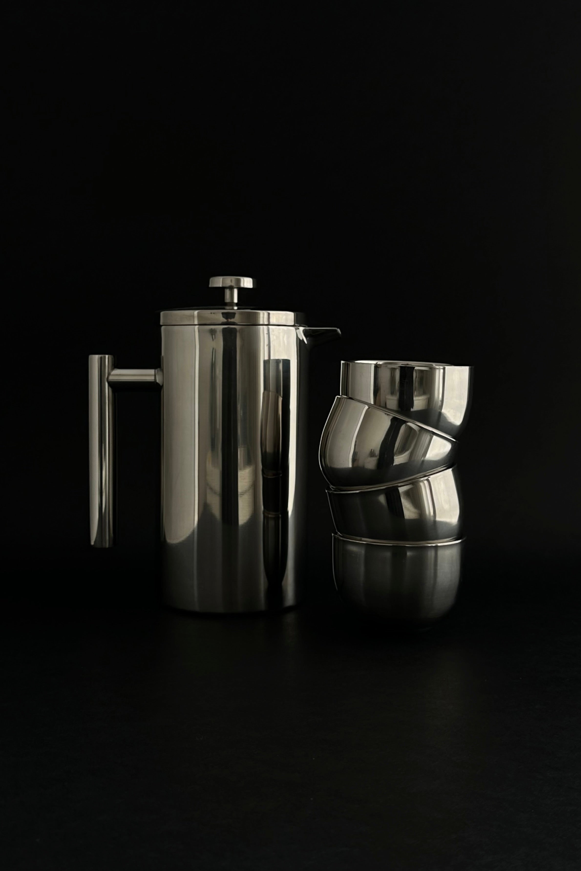 'HEDONISM' stainless steel cup - set of 2 — in context