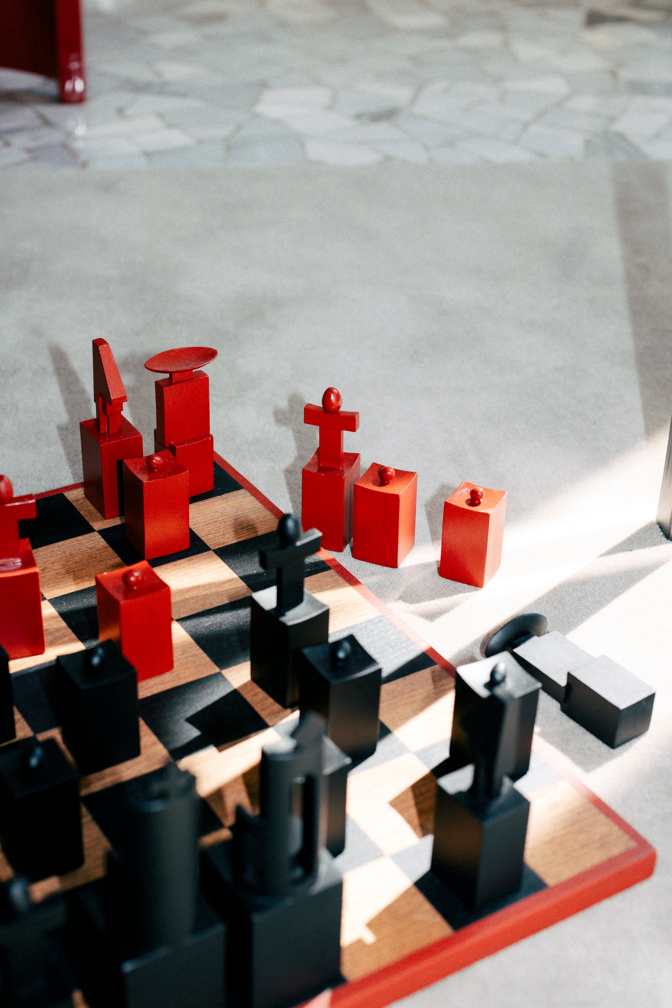 Chess Figures (Pear Wood) — detail view
