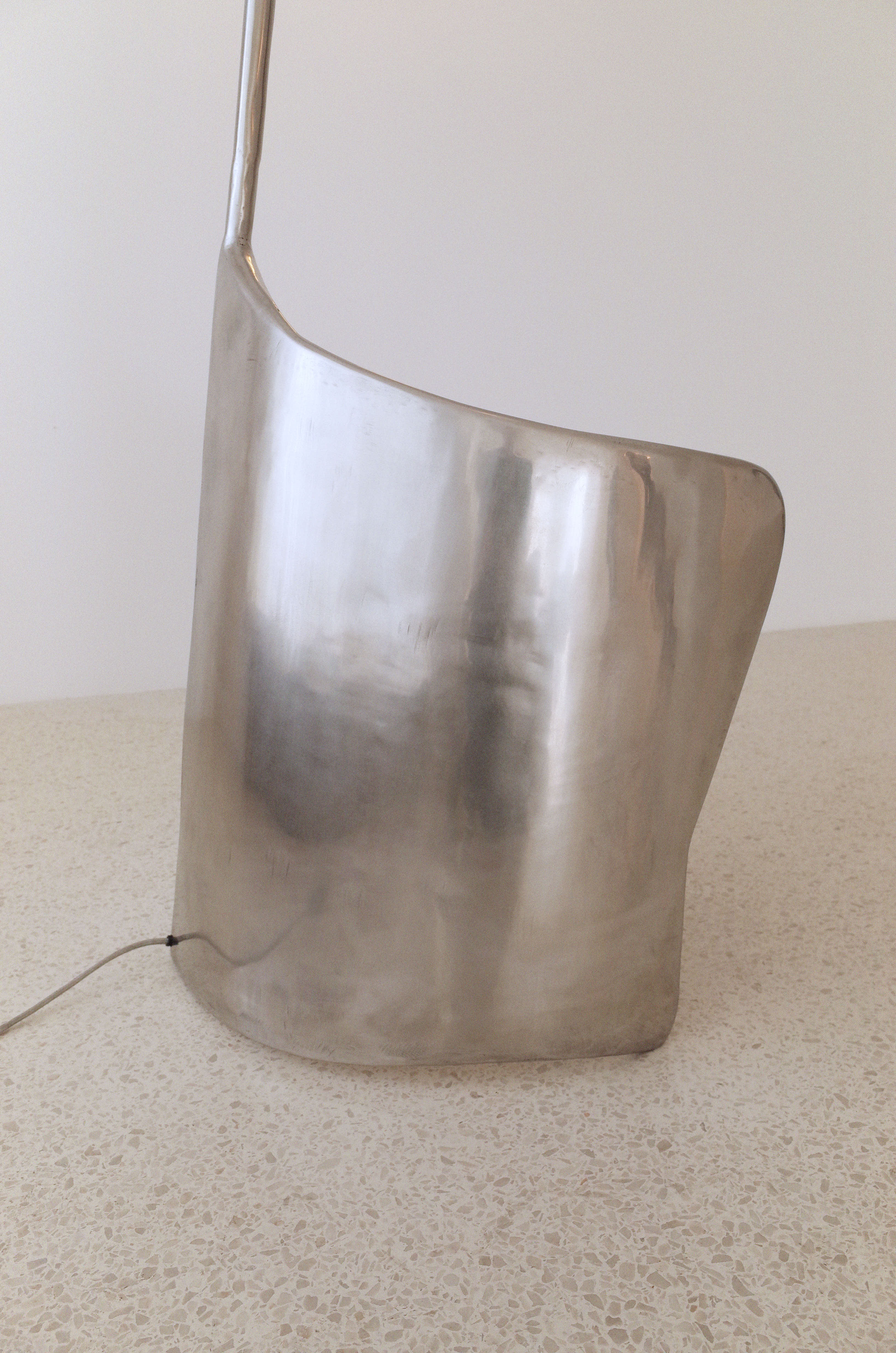 The MOULIN Floor Lamp in Polished Stainless Steel