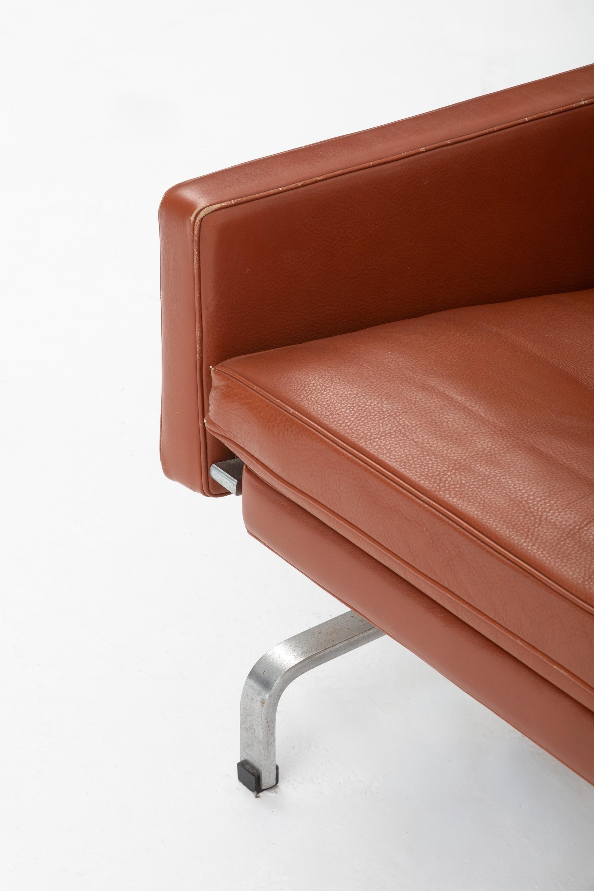 PK 31/3 Sofa Set by Poul Kjaerholm for Fritz Hansen, 1958 — close-up