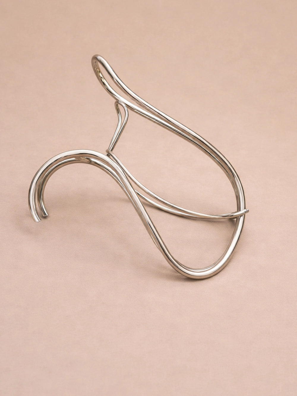 Art Déco Silver-Plated Bottle Holder — close-up