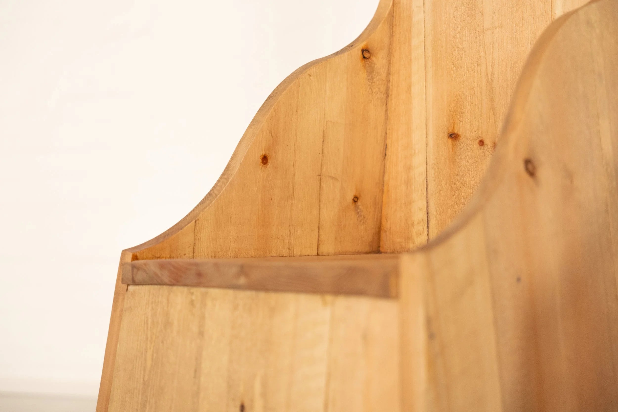 Fratina Chair by Mario Ceroli for Poltronova — side angle of wooden structure