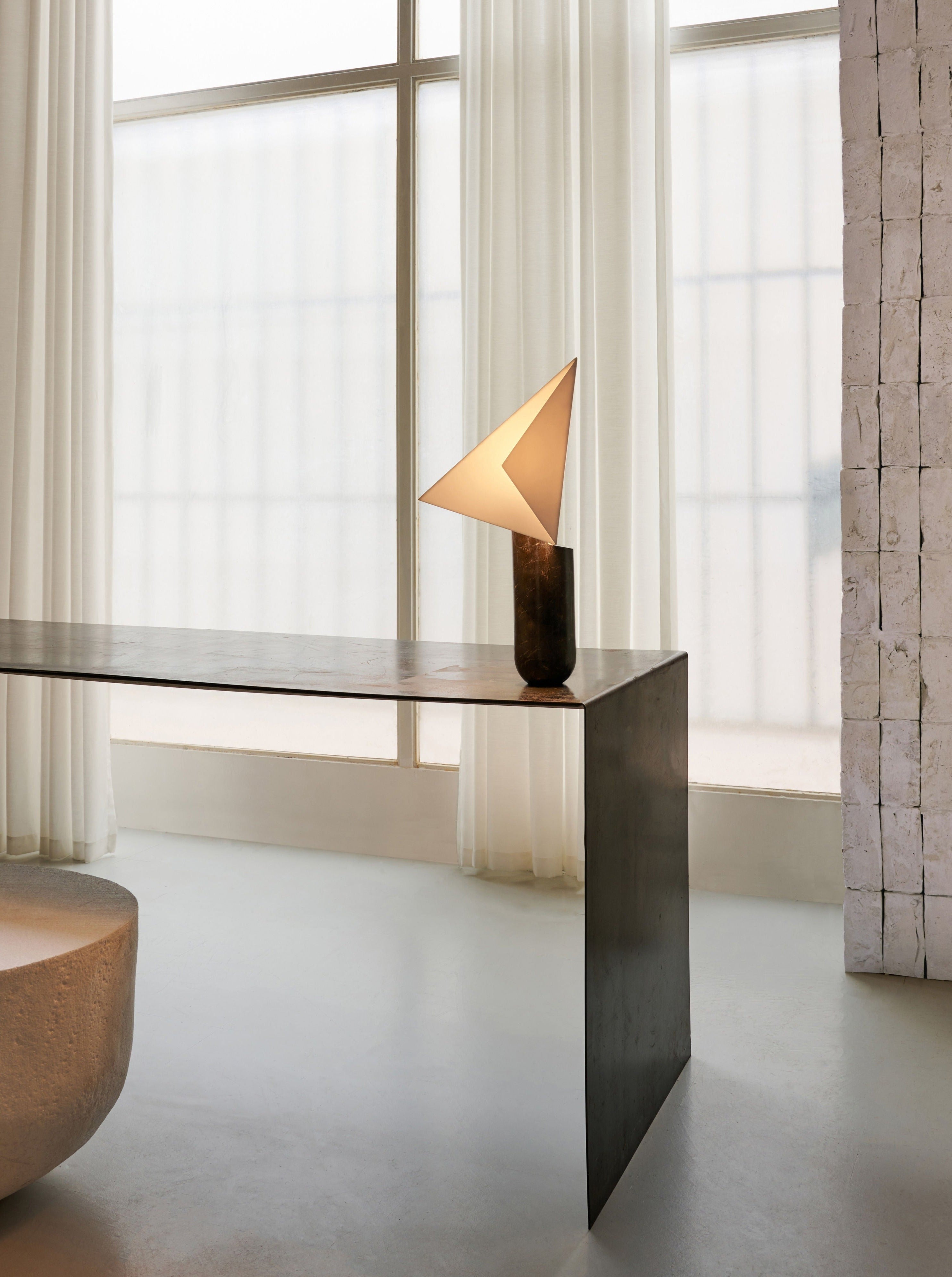 "Acme" Black Marble table light