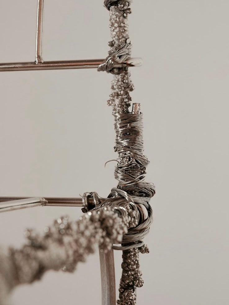 Fisherman' Bench — close-up of twisted metal detailing